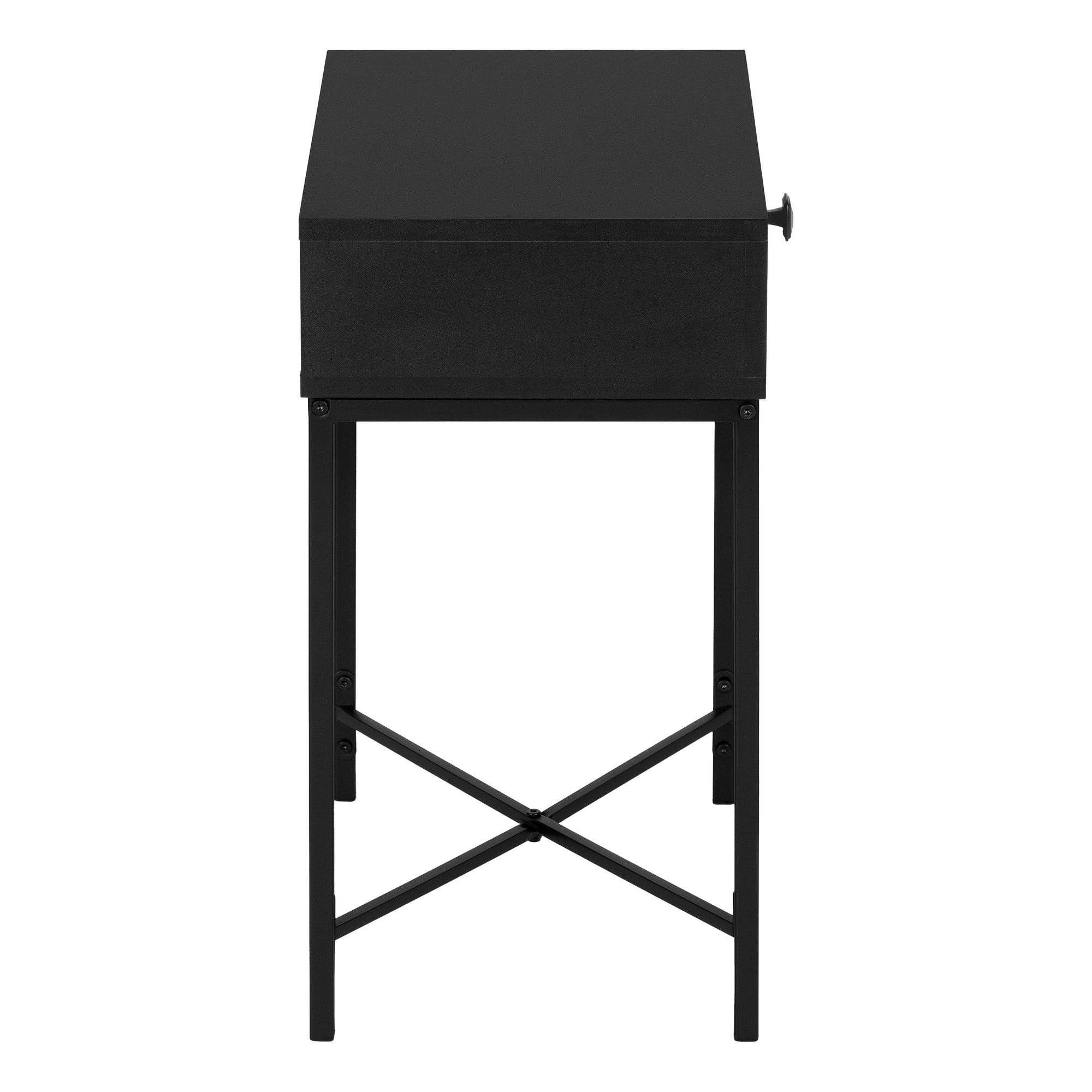 Accent Table - 22H / Black / Black Metal