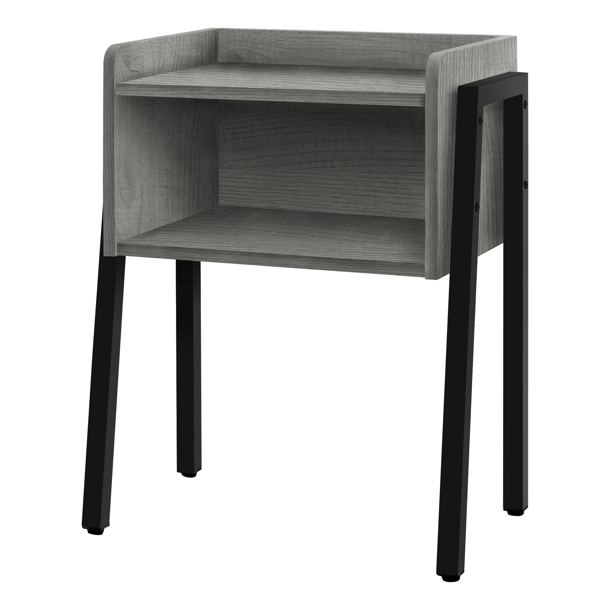 Accent Table - 23H / Grey / Black Metal