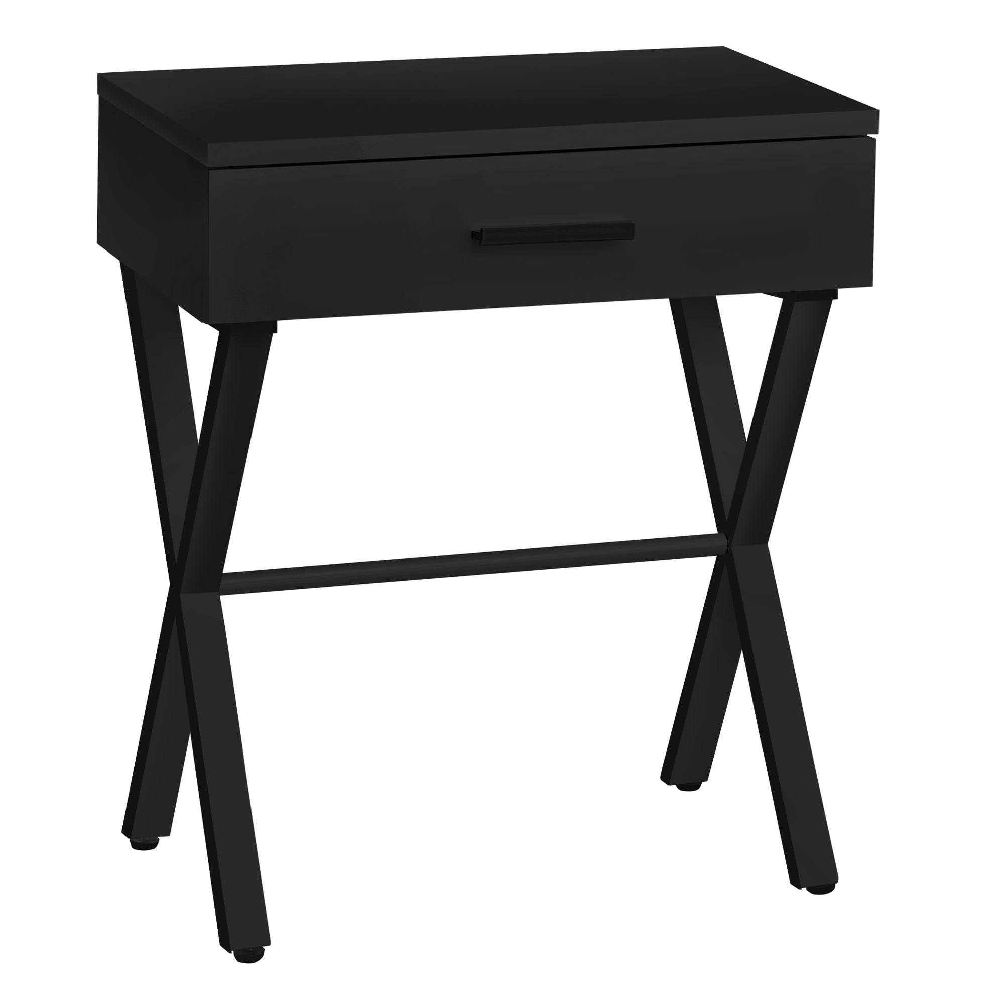 Accent Table - 24H / Black / Black Metal