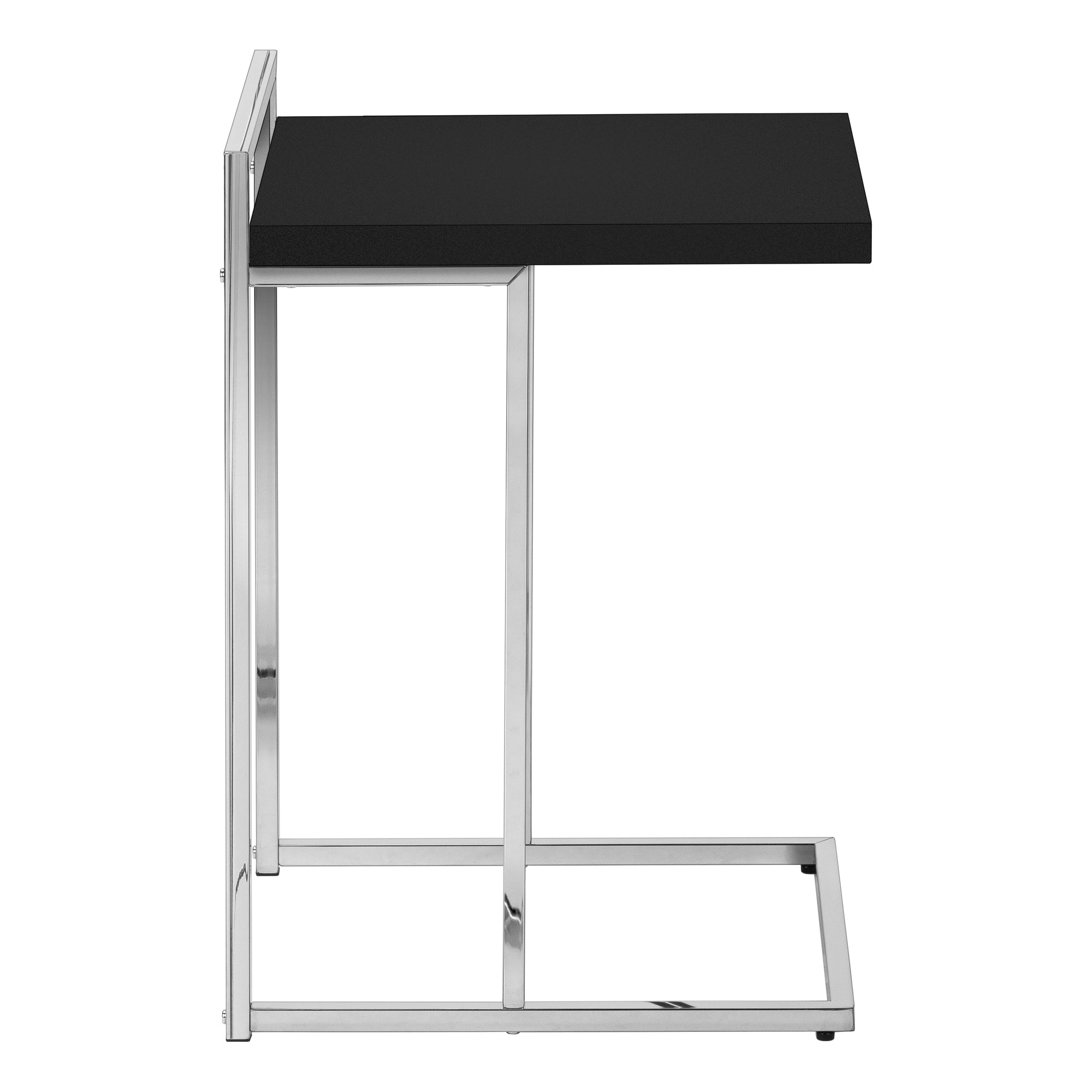 Accent Table - 25H / Black / Chrome Metal