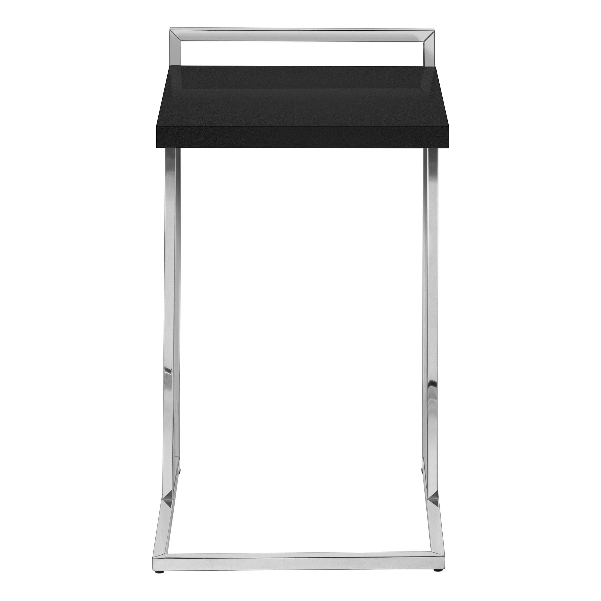 Accent Table - 25H / Black / Chrome Metal