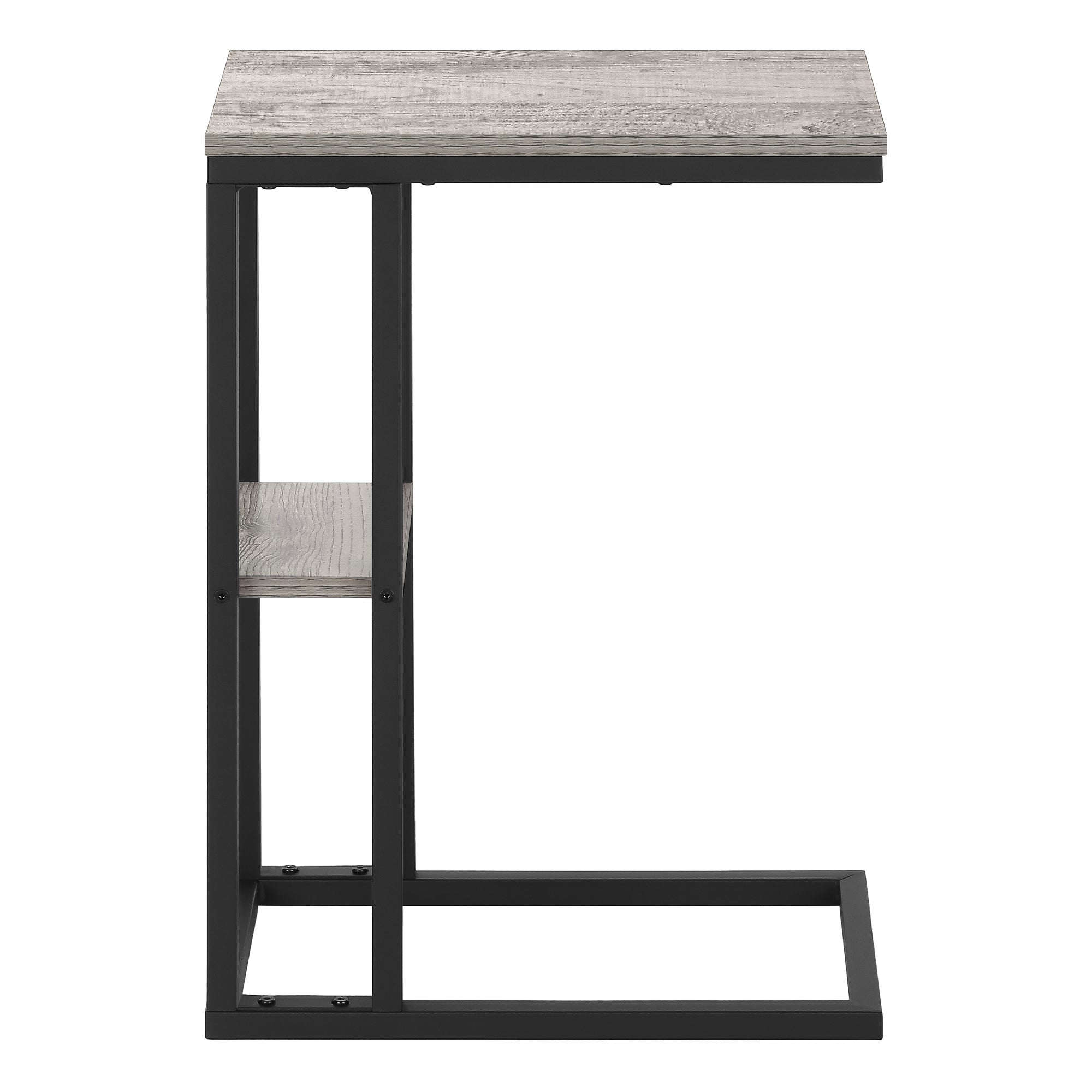 Accent Table - 25H / Grey / Black Metal