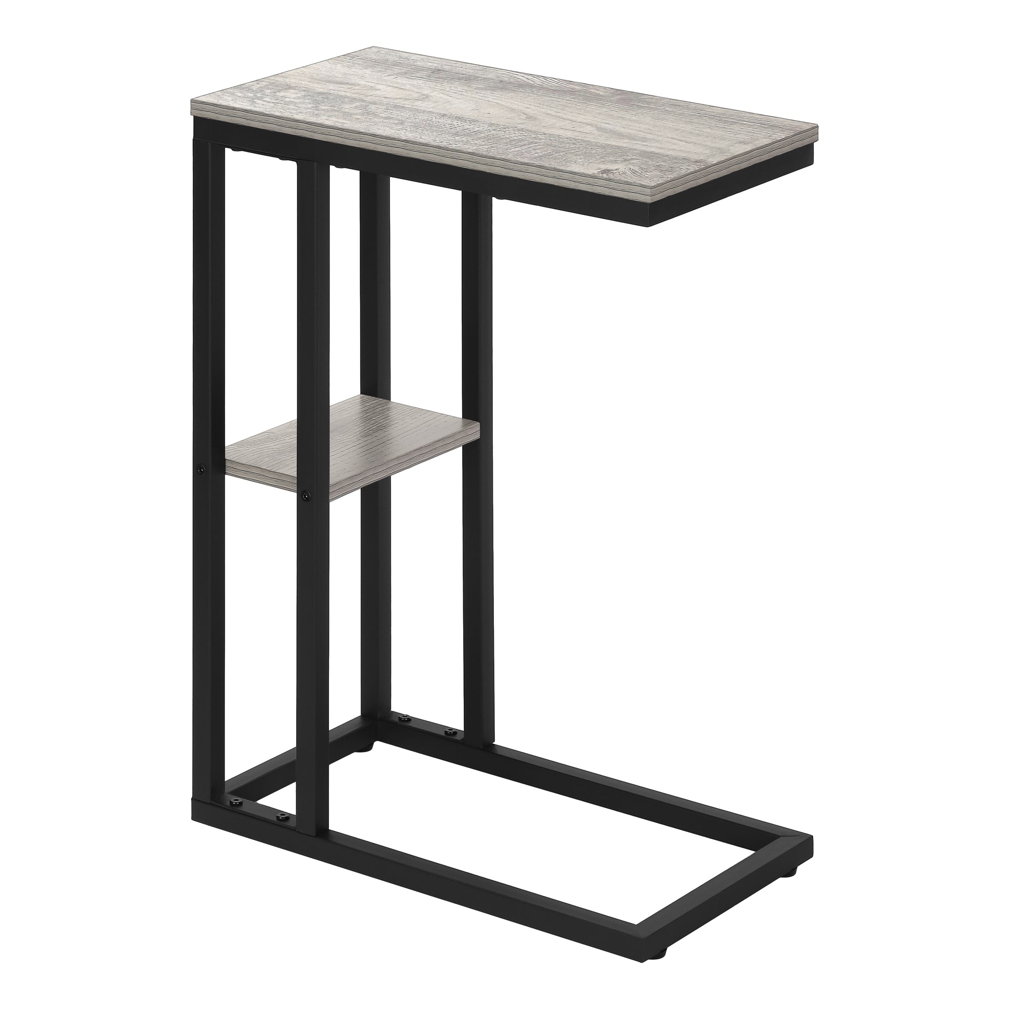 Accent Table - 25H / Grey / Black Metal