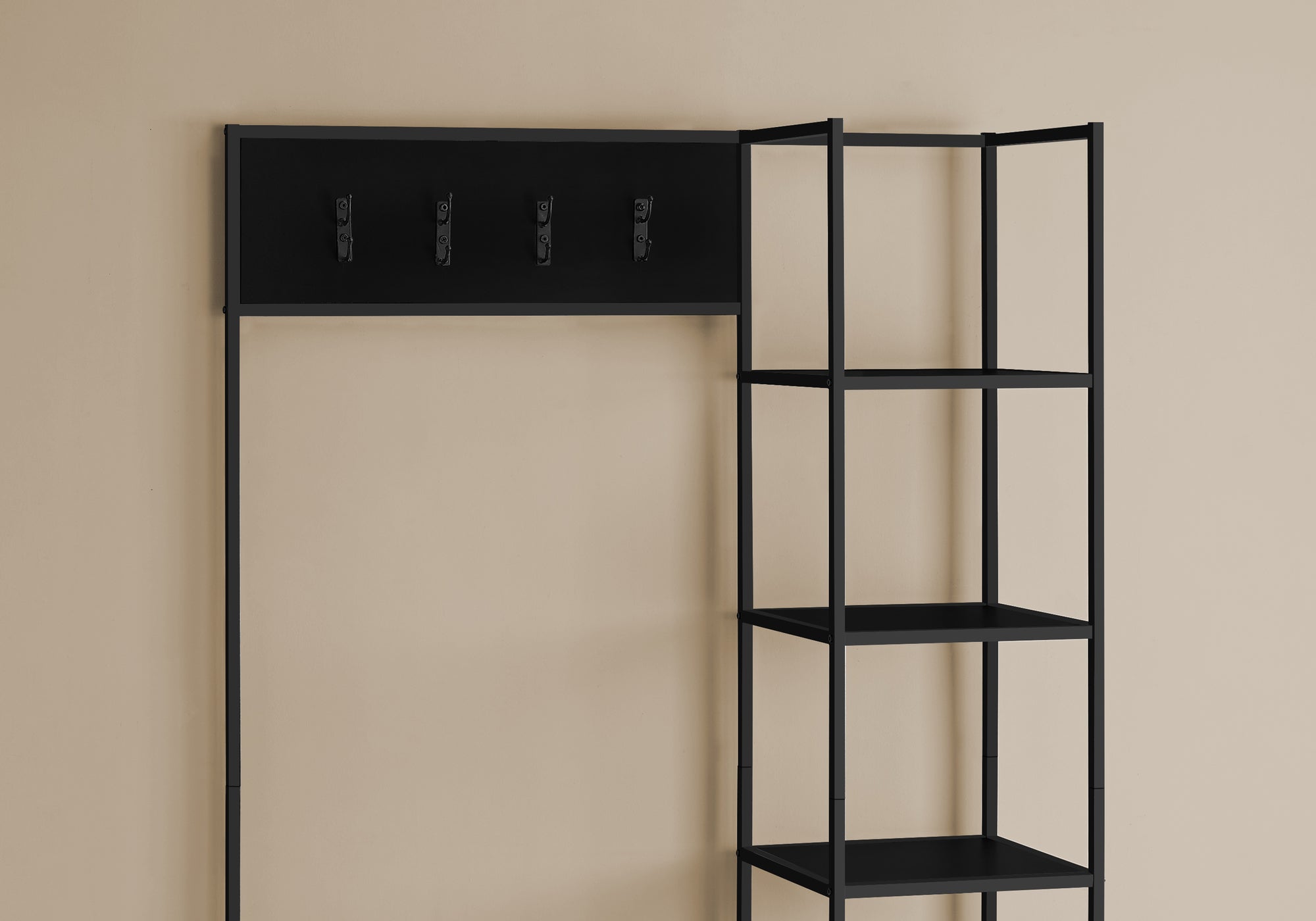 Bench - 72H / Black / Black Metal Hall Entry