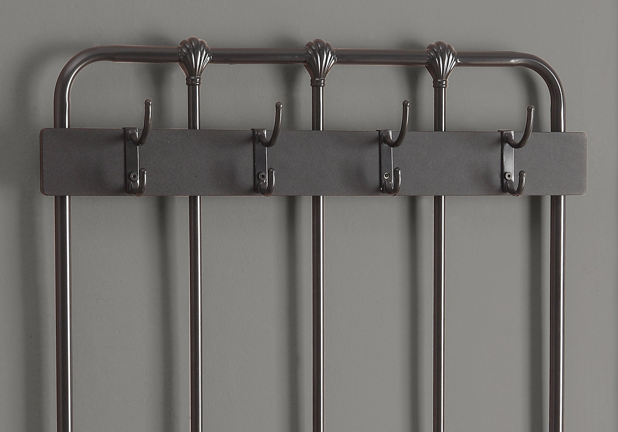 Bench - 60H / Charcoal Grey Metal Hall Entry