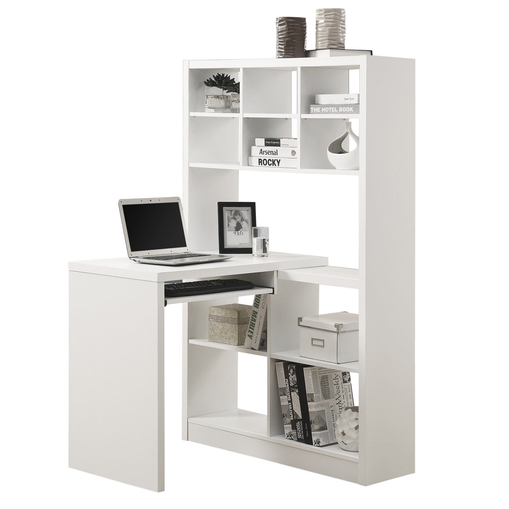 Computer Desk - White Left Or Right Facing Corner