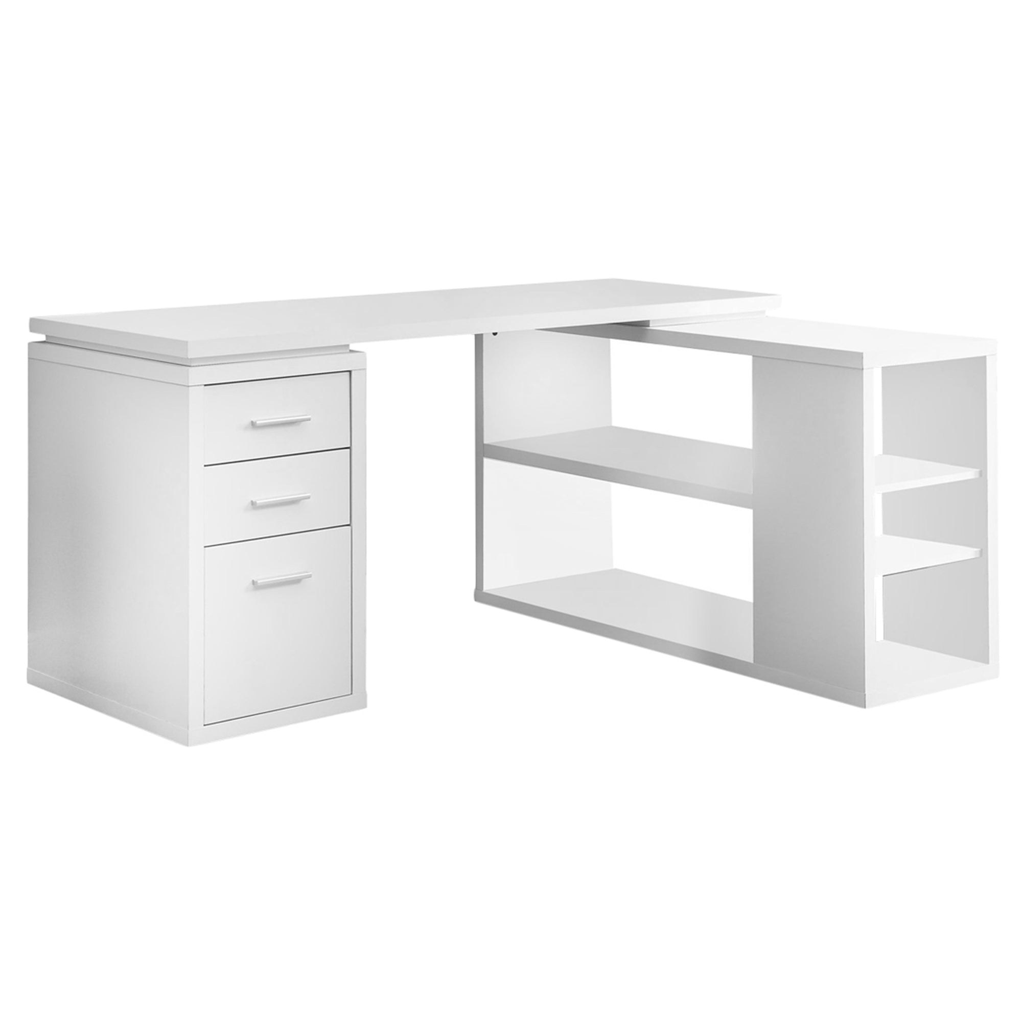 Computer Desk - White Left Or Right Facing Corner
