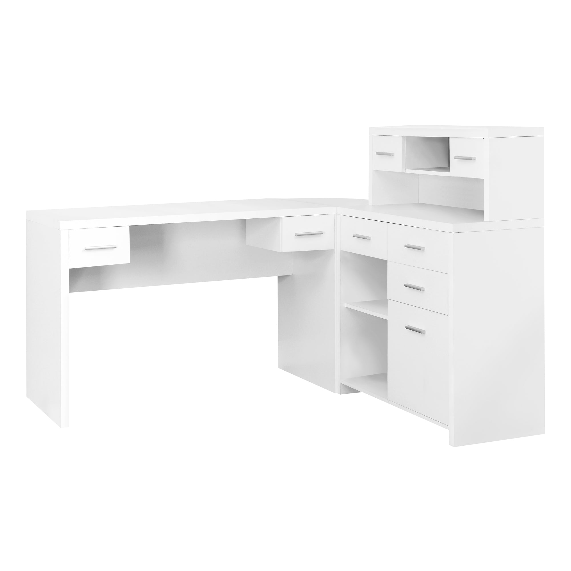 Computer Desk - White Left Or Right Facing Corner