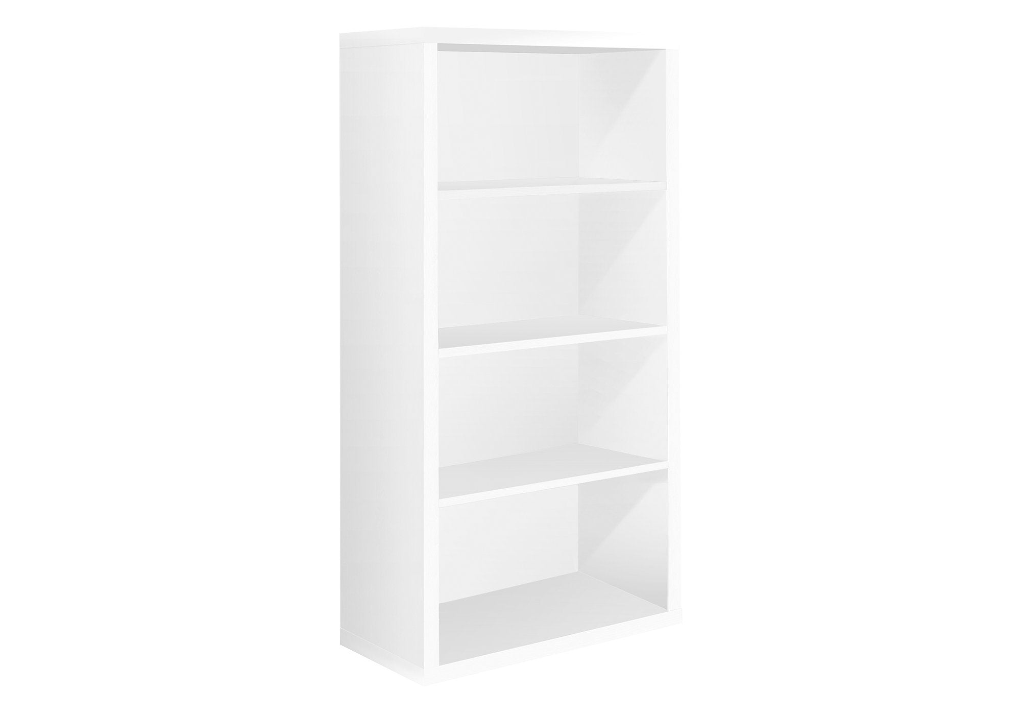 Bookcase - 48H / White With Adjustable Shelves