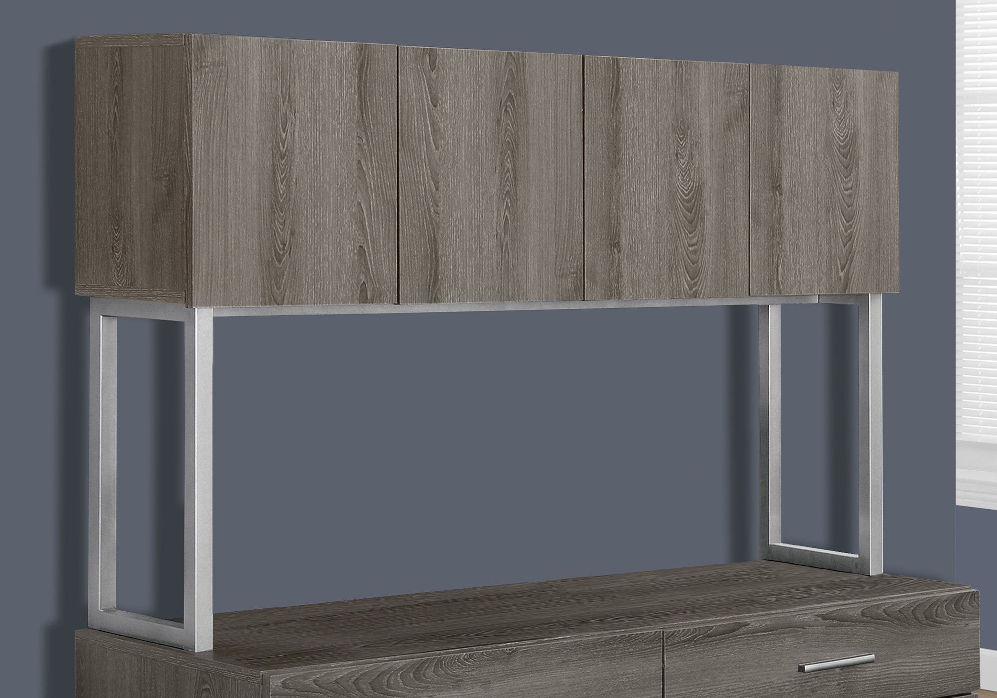 Office Cabinet - 48L / Dark Taupe Storage Credenza