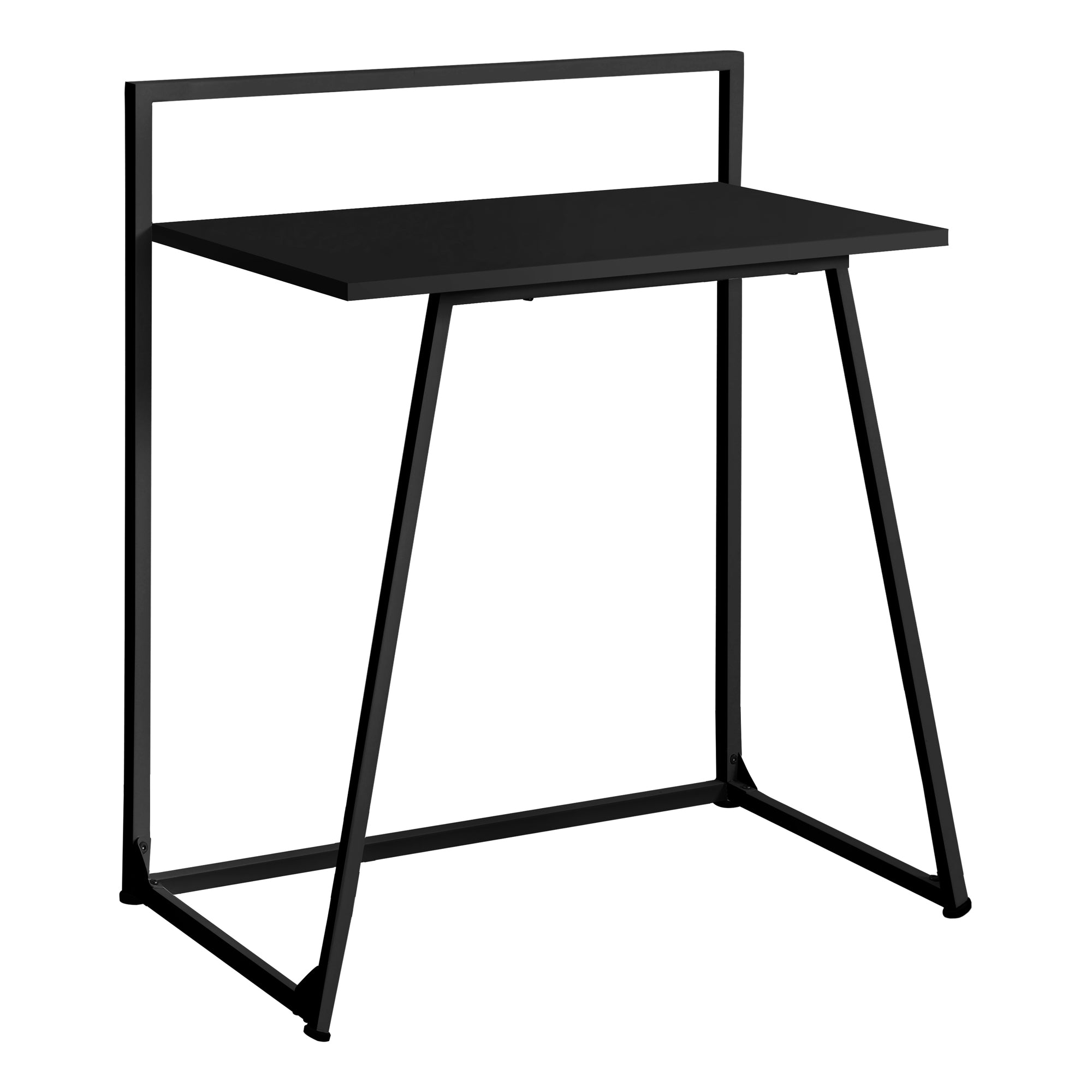 Computer Desk - 30L / Juvenile Black / Black Metal