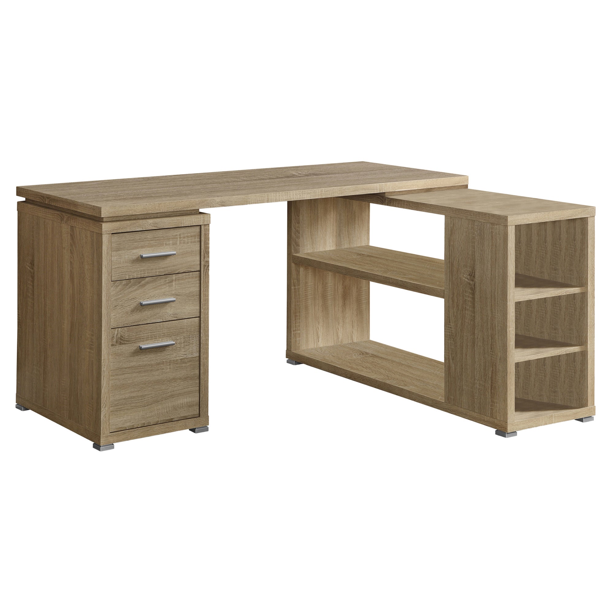 Computer Desk - Natural Left Or Right Facing Corner