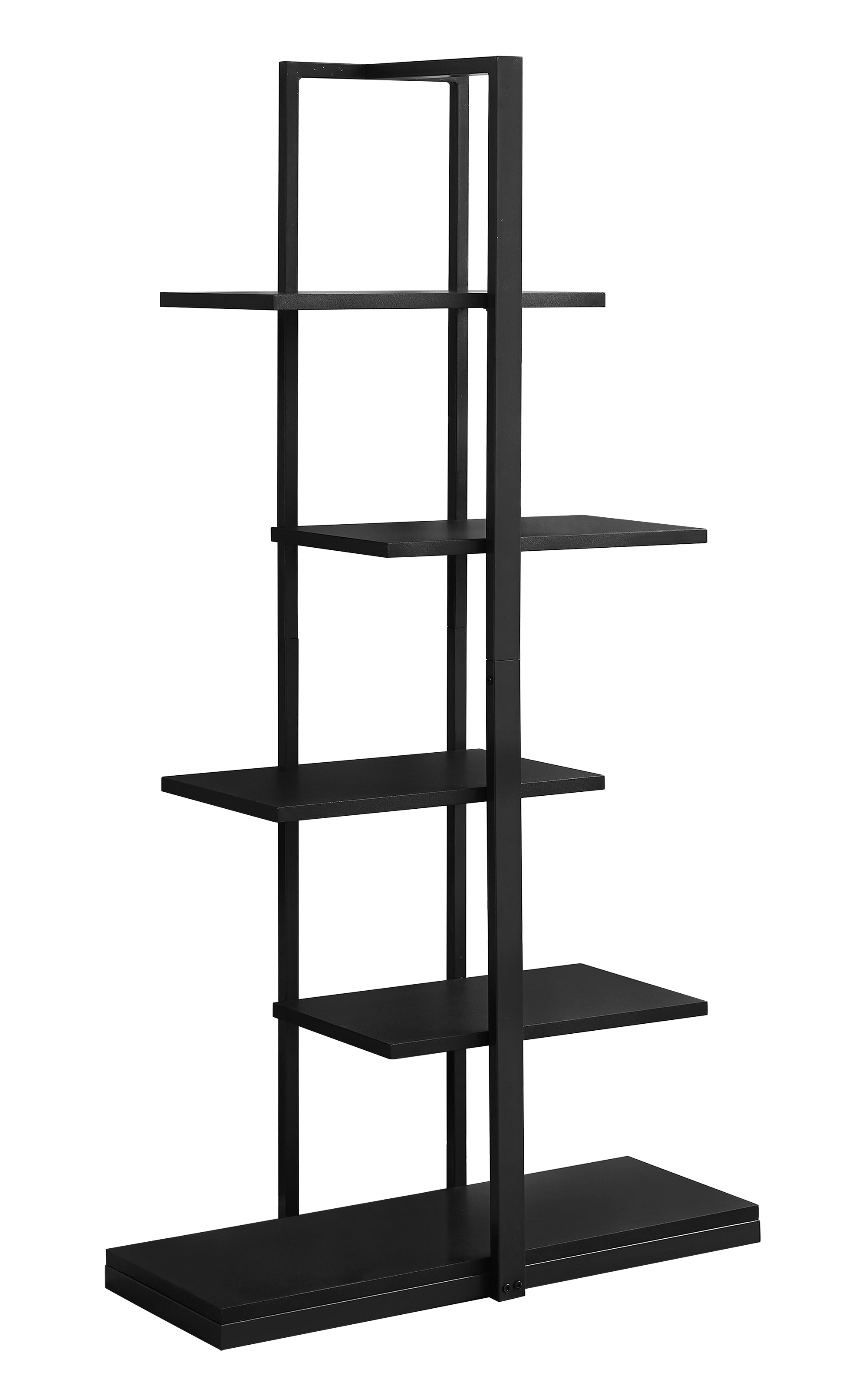 Bookcase - 60H / Black / Black Metal