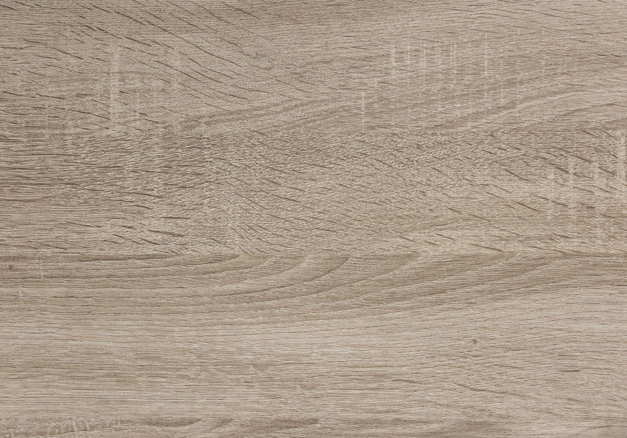 Computer Desk - 60L / Natural With Silver Metal