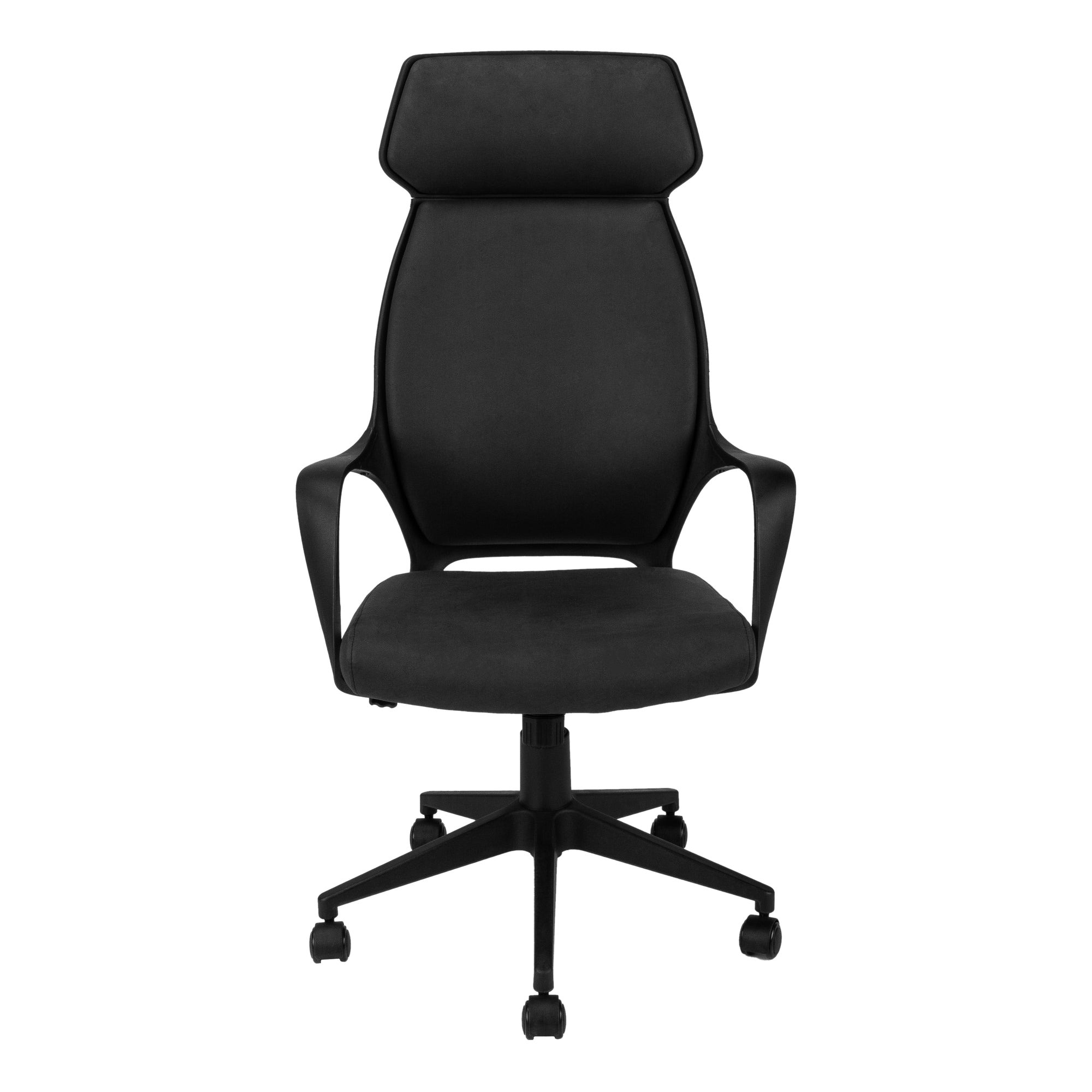 Office Chair - Black Microfiber / High Back Executive