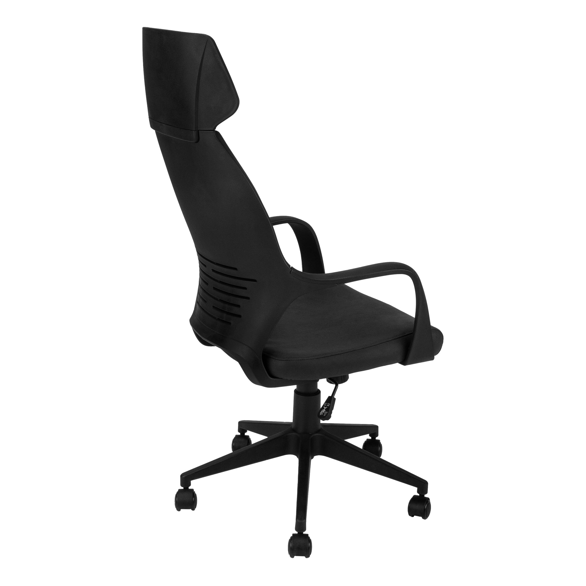 Office Chair - Black Microfiber / High Back Executive