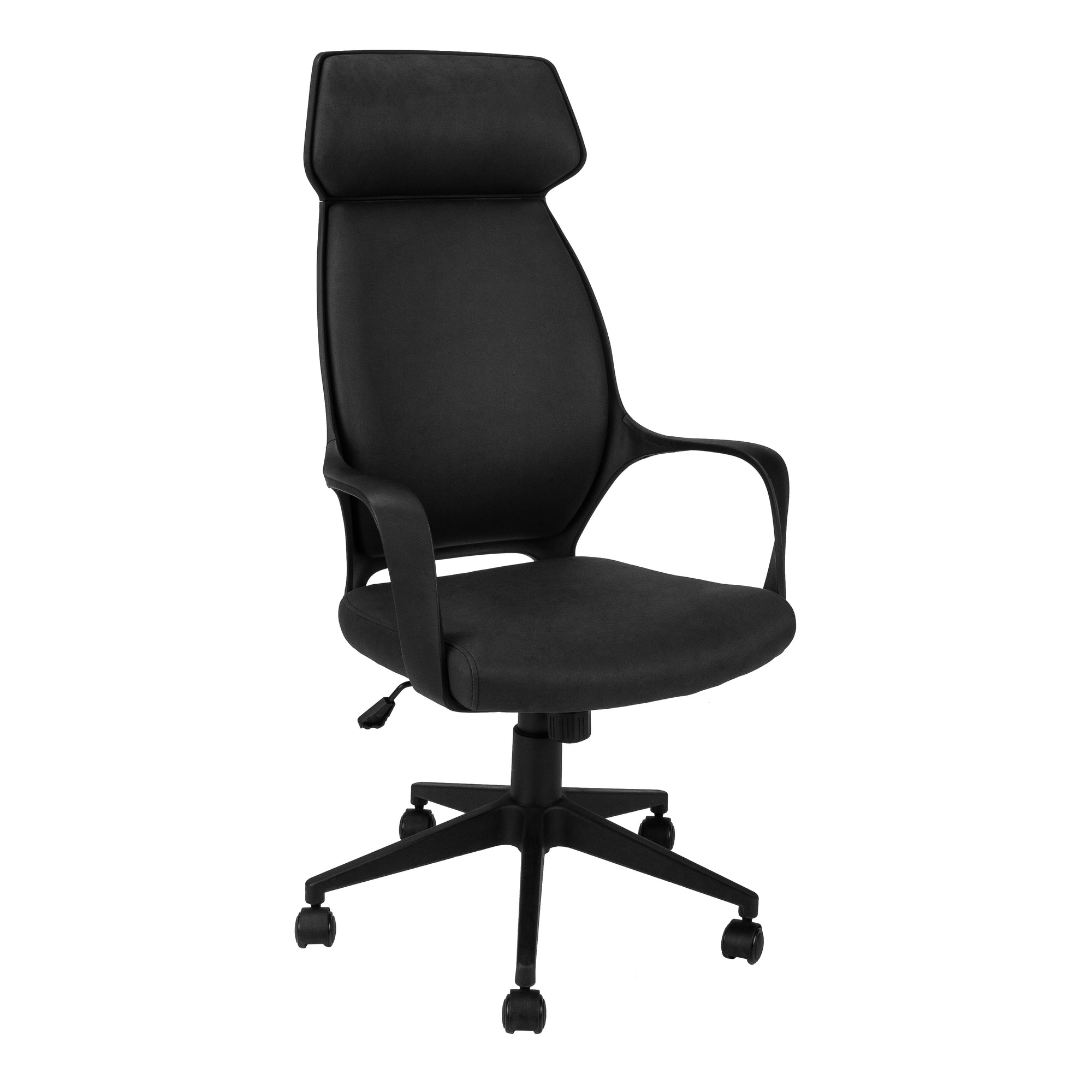 Office Chair - Black Microfiber / High Back Executive