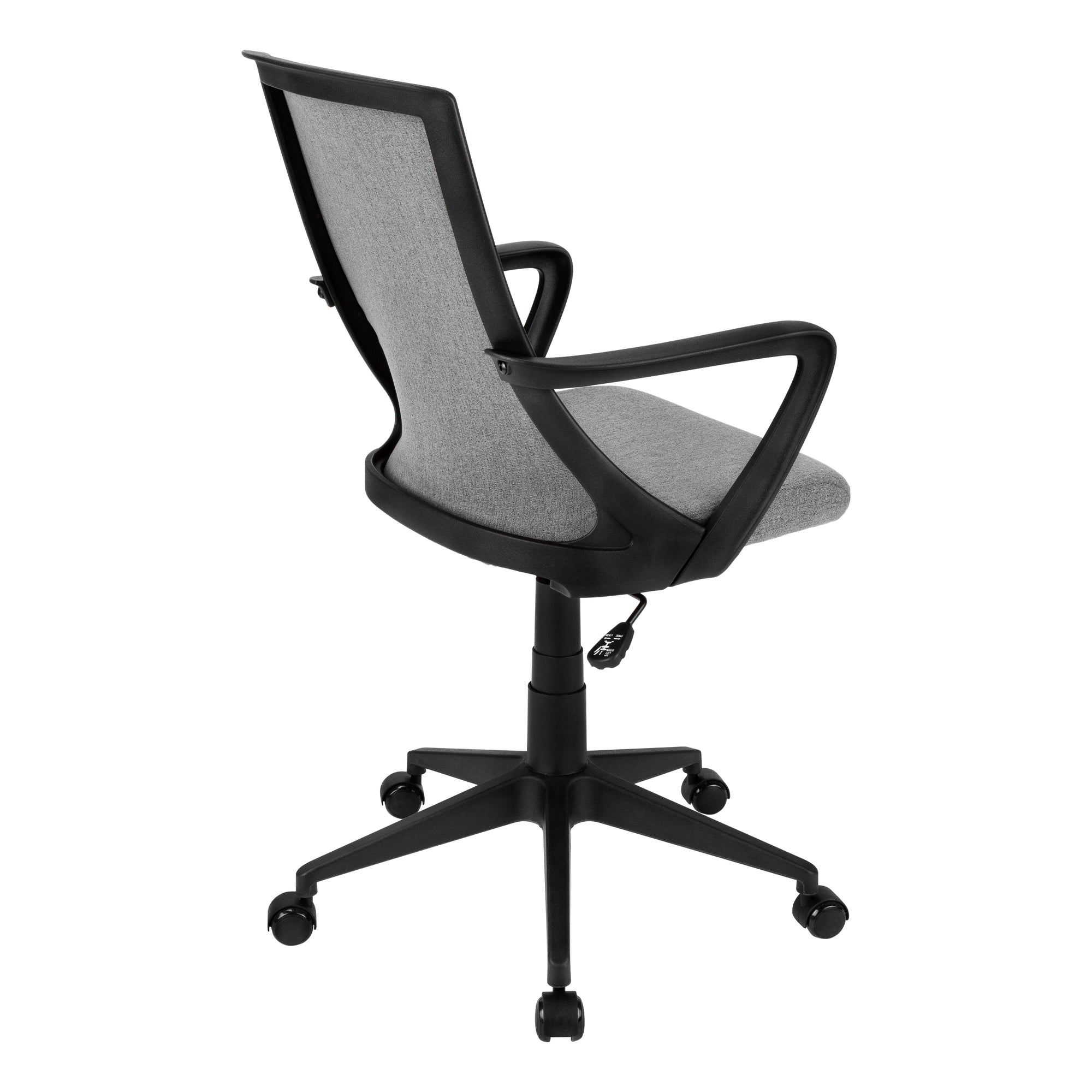 Office Chair - Black / Dark Grey Fabric / Multi Position