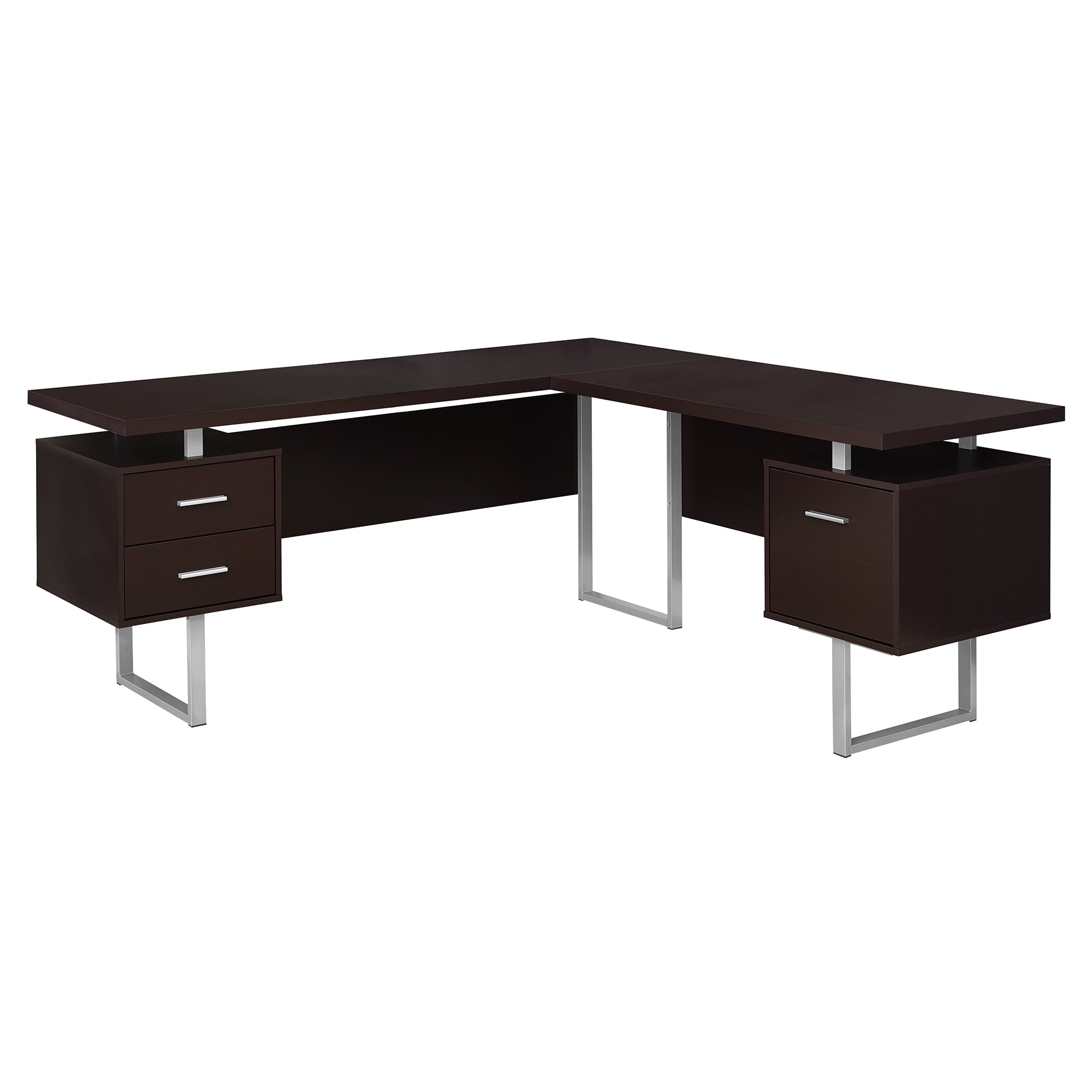 Computer Desk - 70L / Espresso Left Or Right Facing