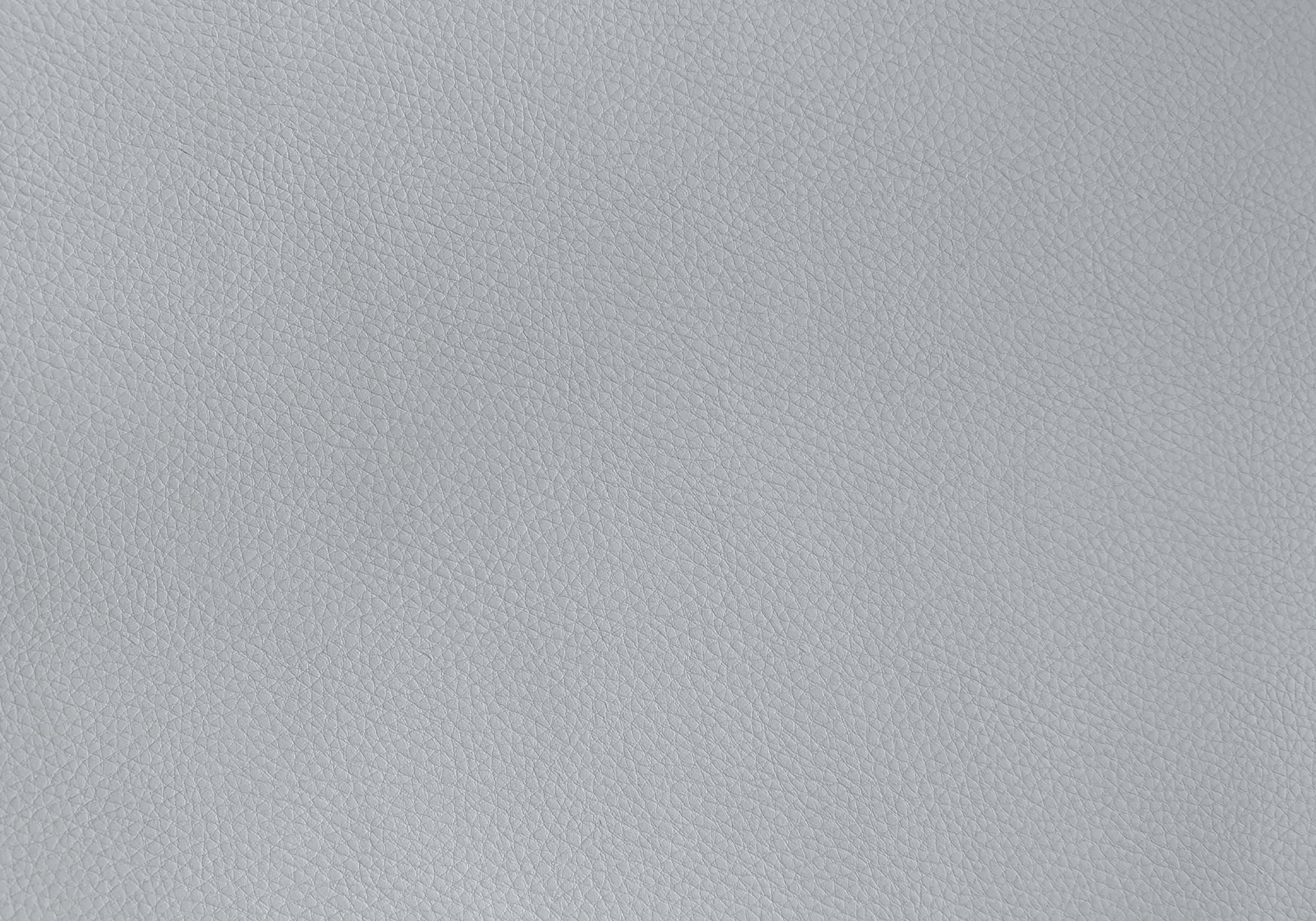 Office Chair - Grey Leather-Look / High Back Executive