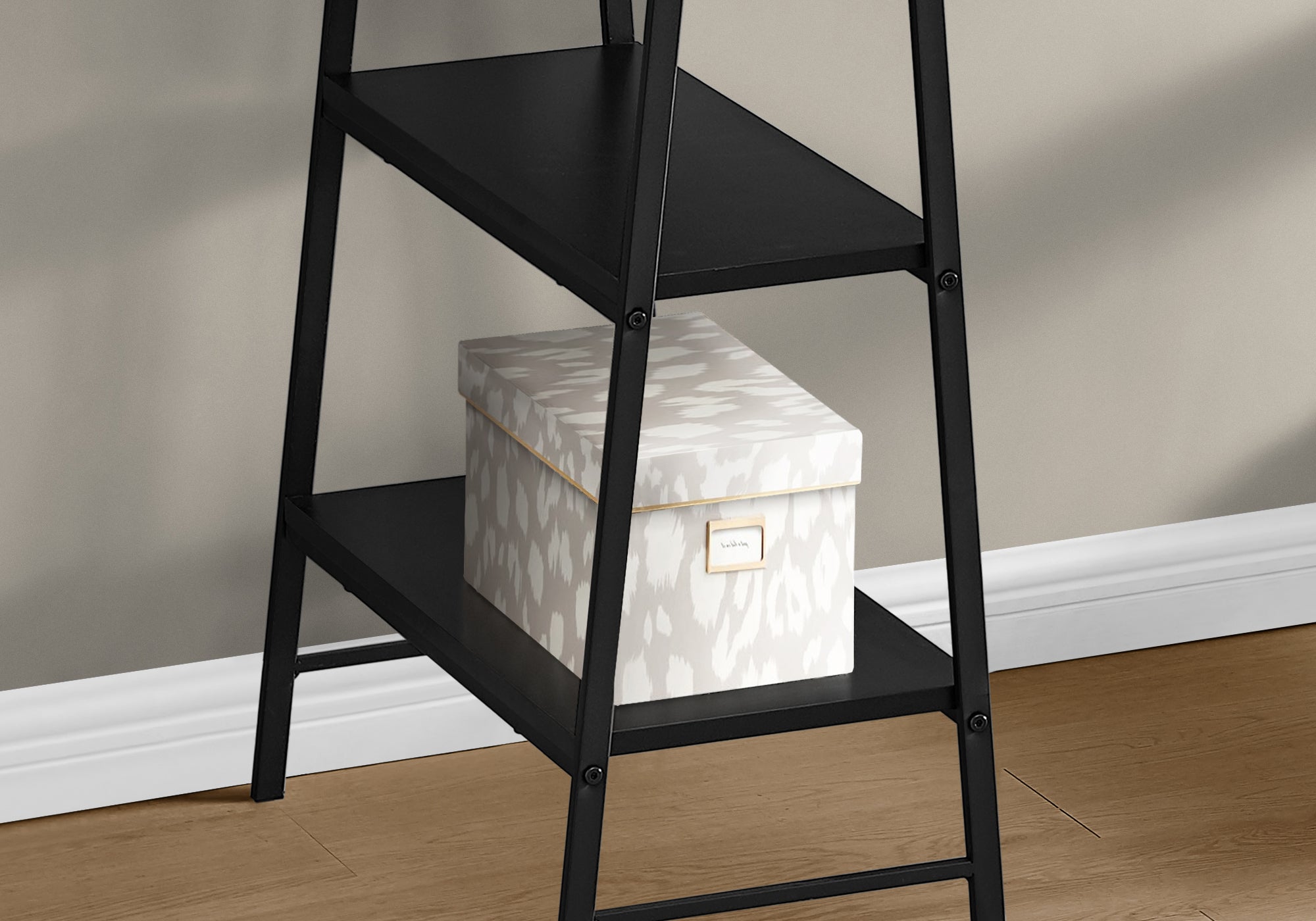 Computer Desk - 48L / Black / Black Metal