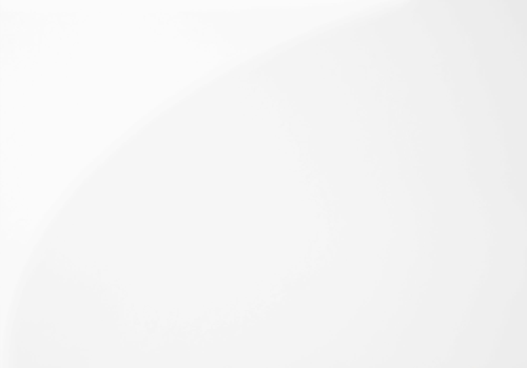 Filing Cabinet - 3 Drawer / High Glossy White / Castors