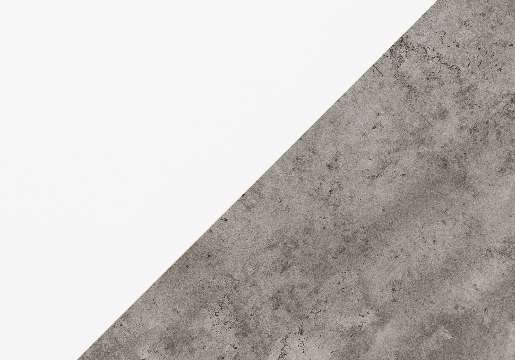 Computer Desk - 70L / White/ Concrete/ Silver Metal/ L/R