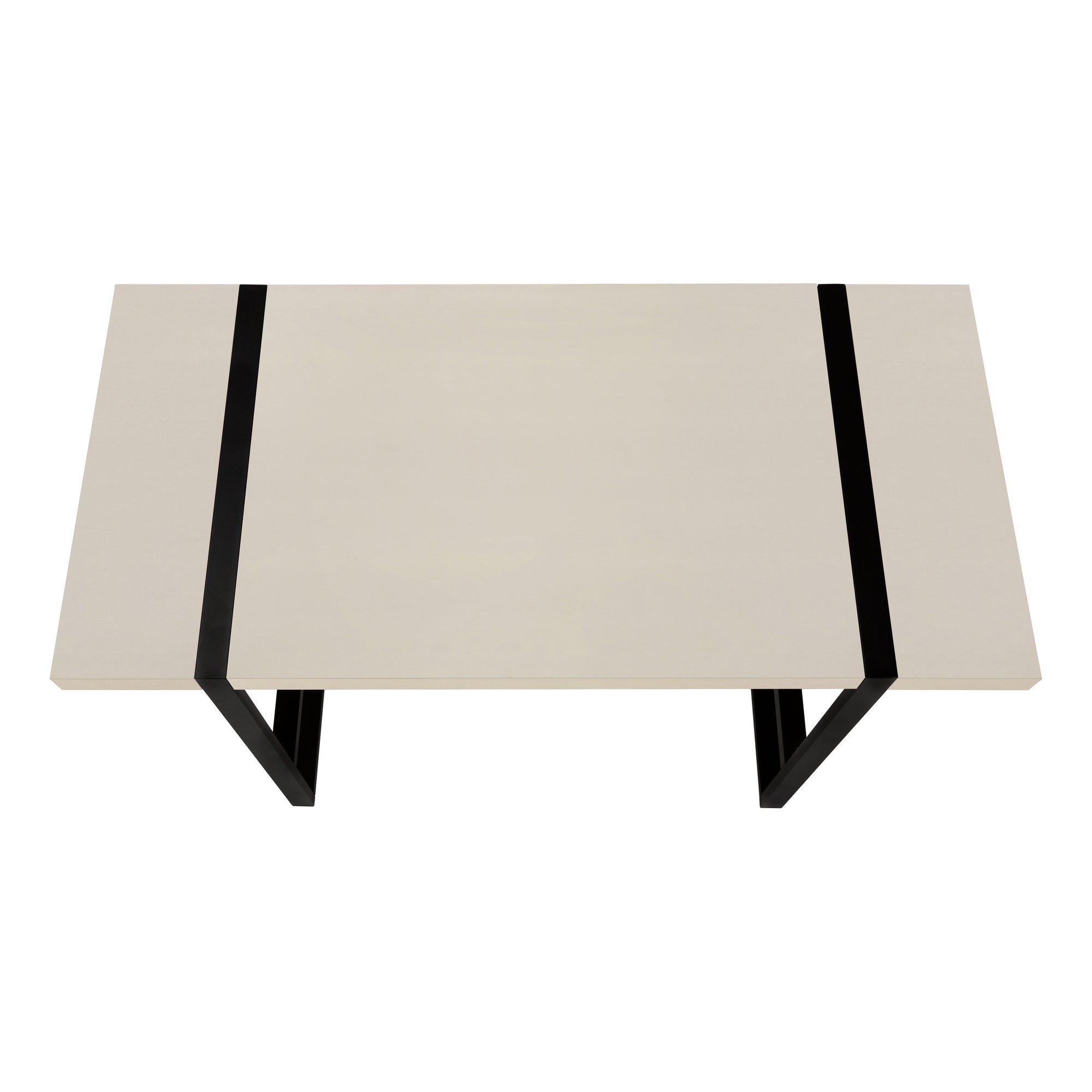Computer Desk - 48L / Modern Taupe / Black Metal