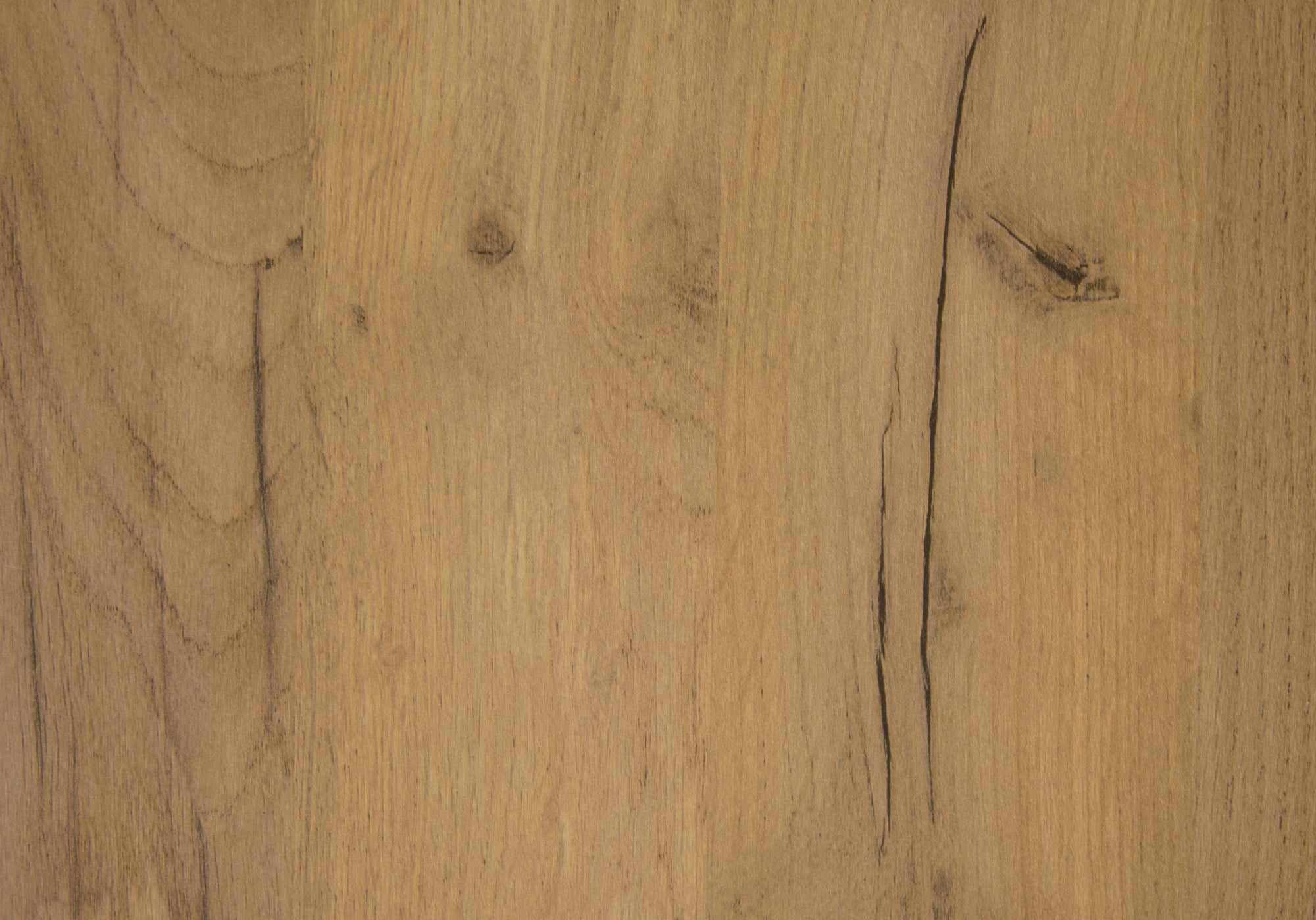 Coffee Table - 36Dia/ Golden Pine / Black Metal