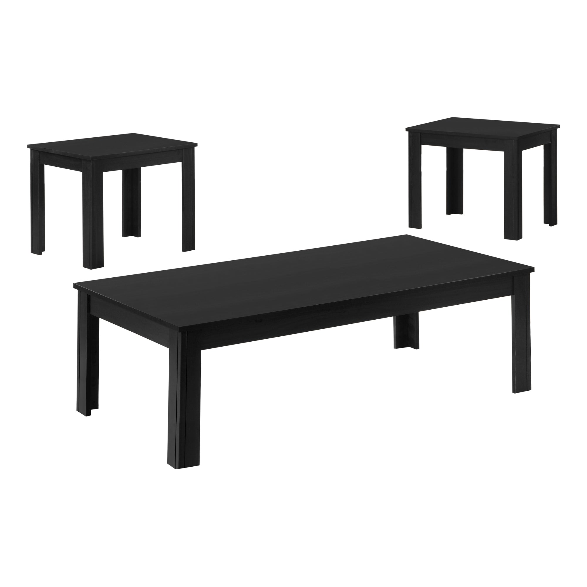 Table Set - 3Pcs Set / Black