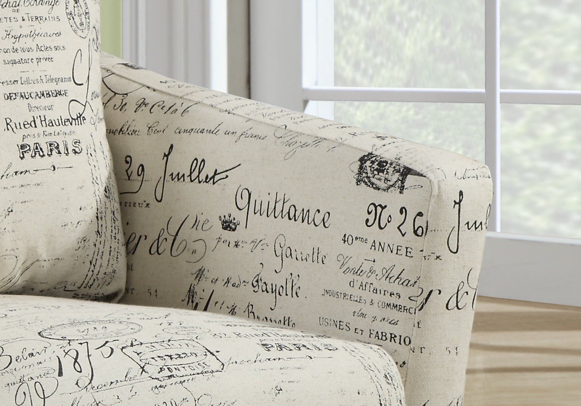 Accent Chair - Vintage French Fabric