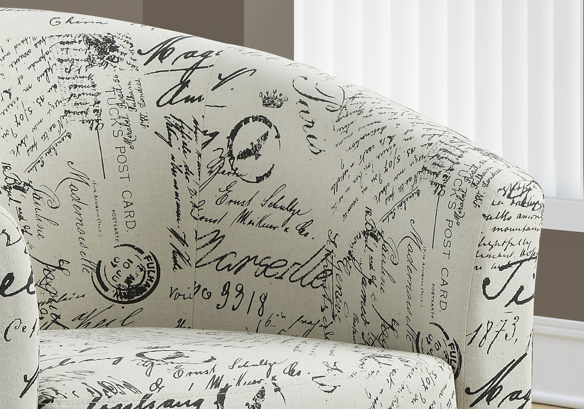 Accent Chair - 2Pcs Set / Vintage French Fabric