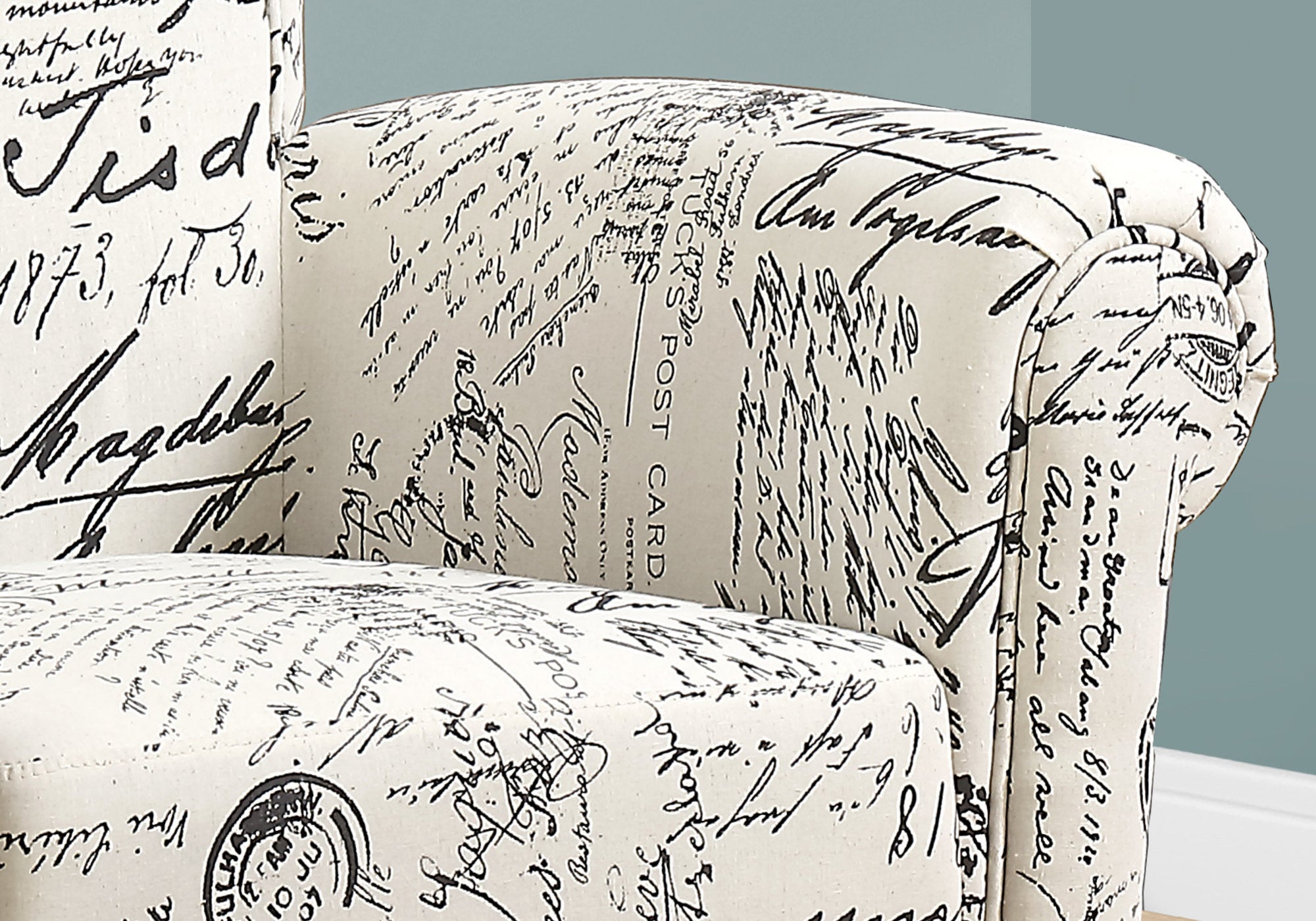 Accent Chair - 2Pcs Set / Vintage French Fabric