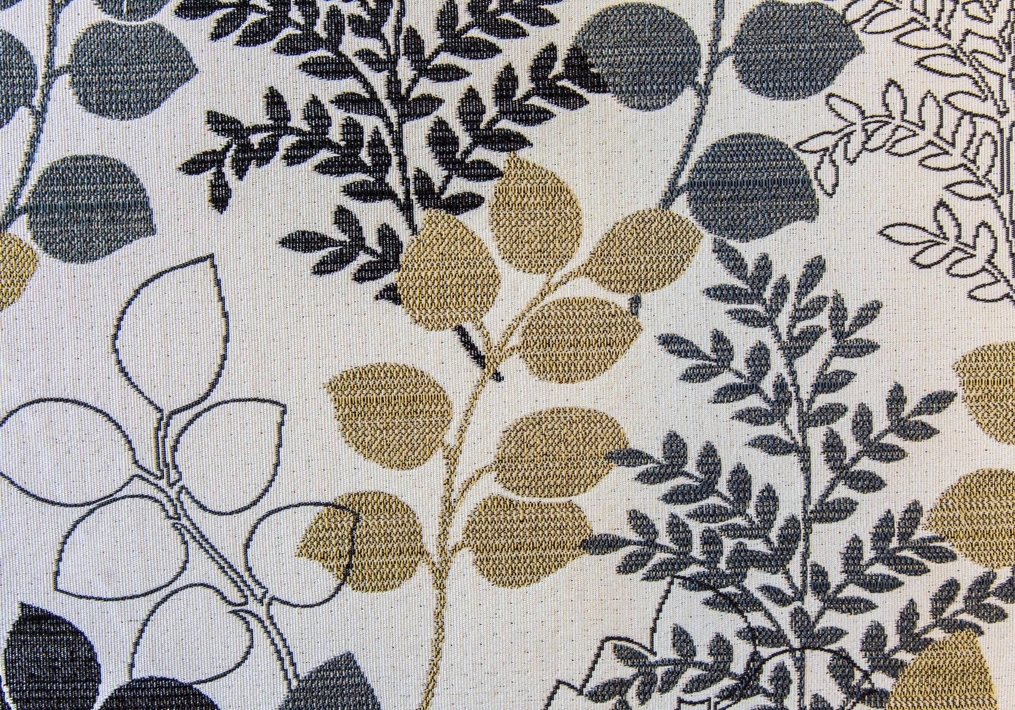 Accent Chair - Earth Tone Floral Fabric