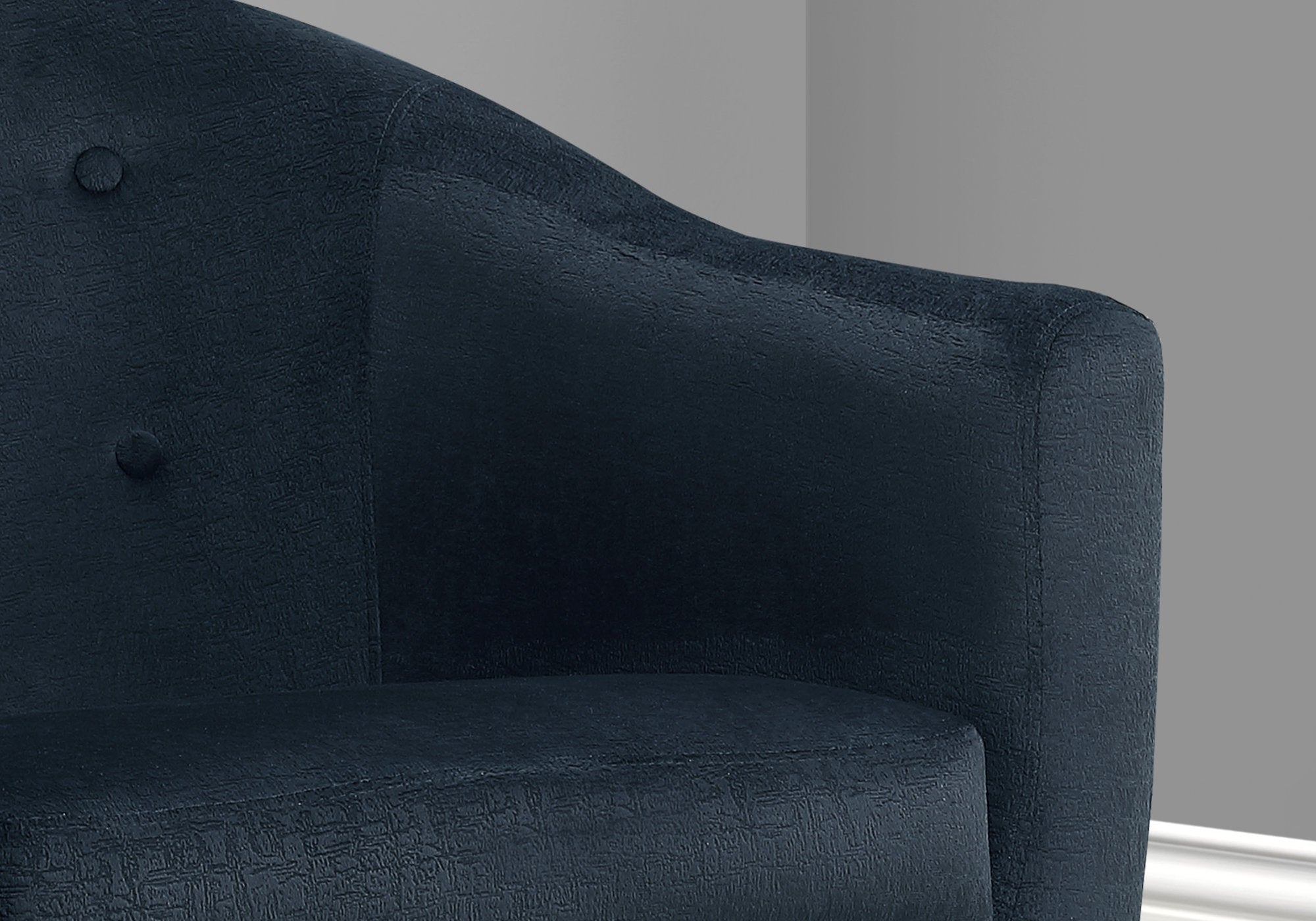 Accent Chair - Dark Blue Mosaic Velvet