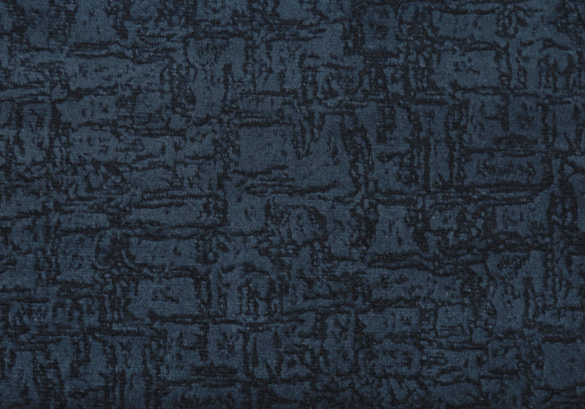 Accent Chair - Dark Blue Mosaic Velvet