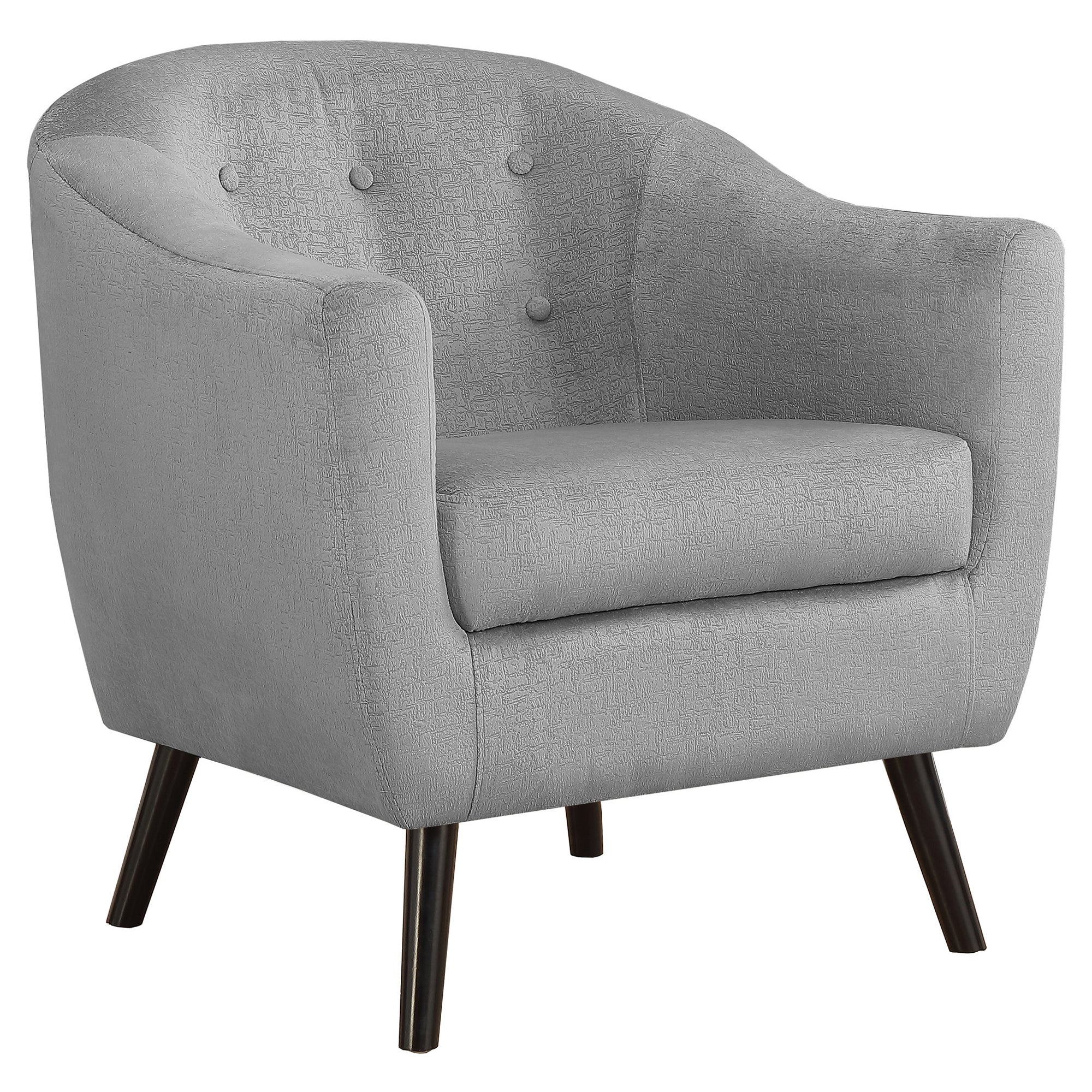 Accent Chair - Grey Mosaic Velvet