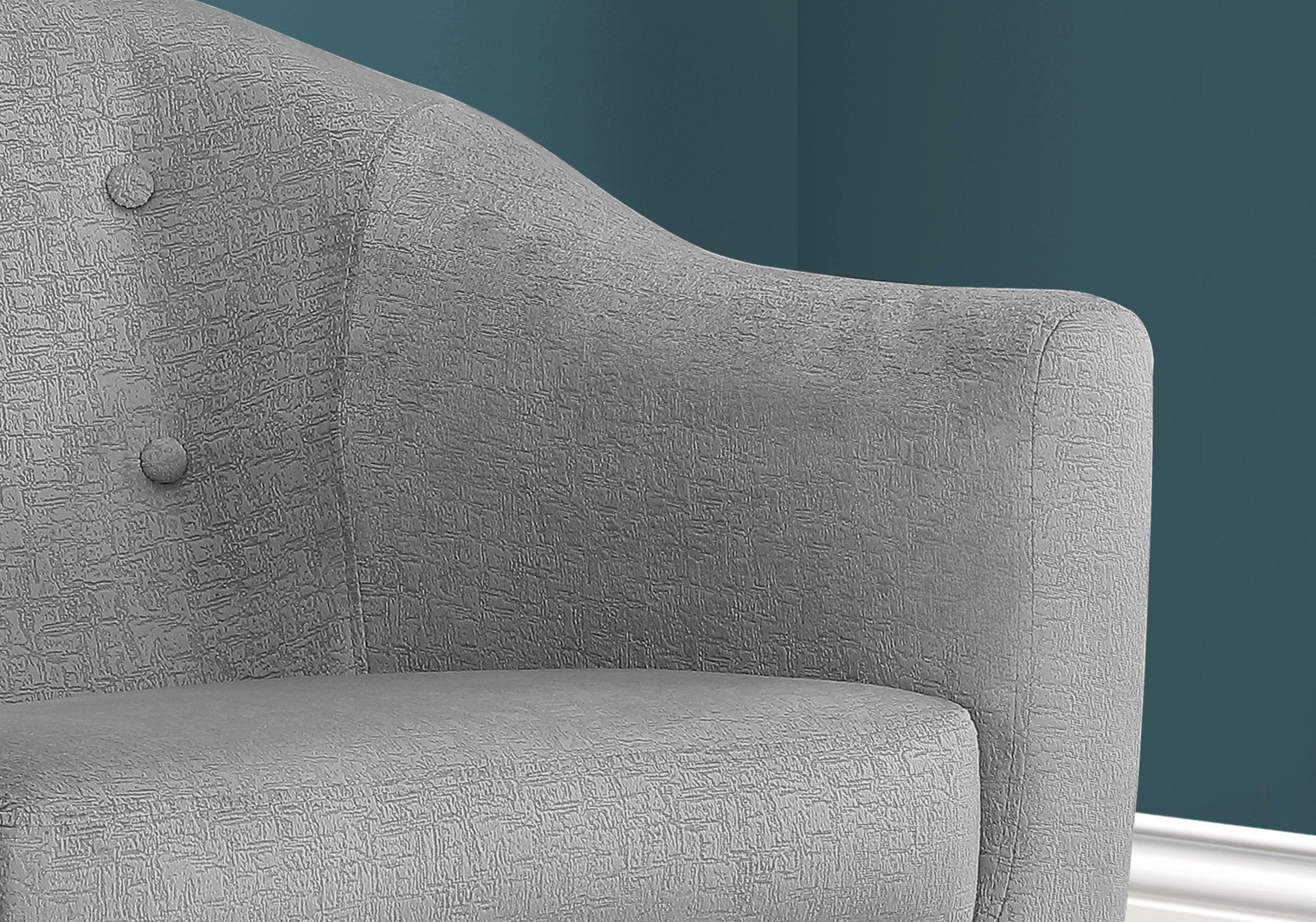 Accent Chair - Grey Mosaic Velvet