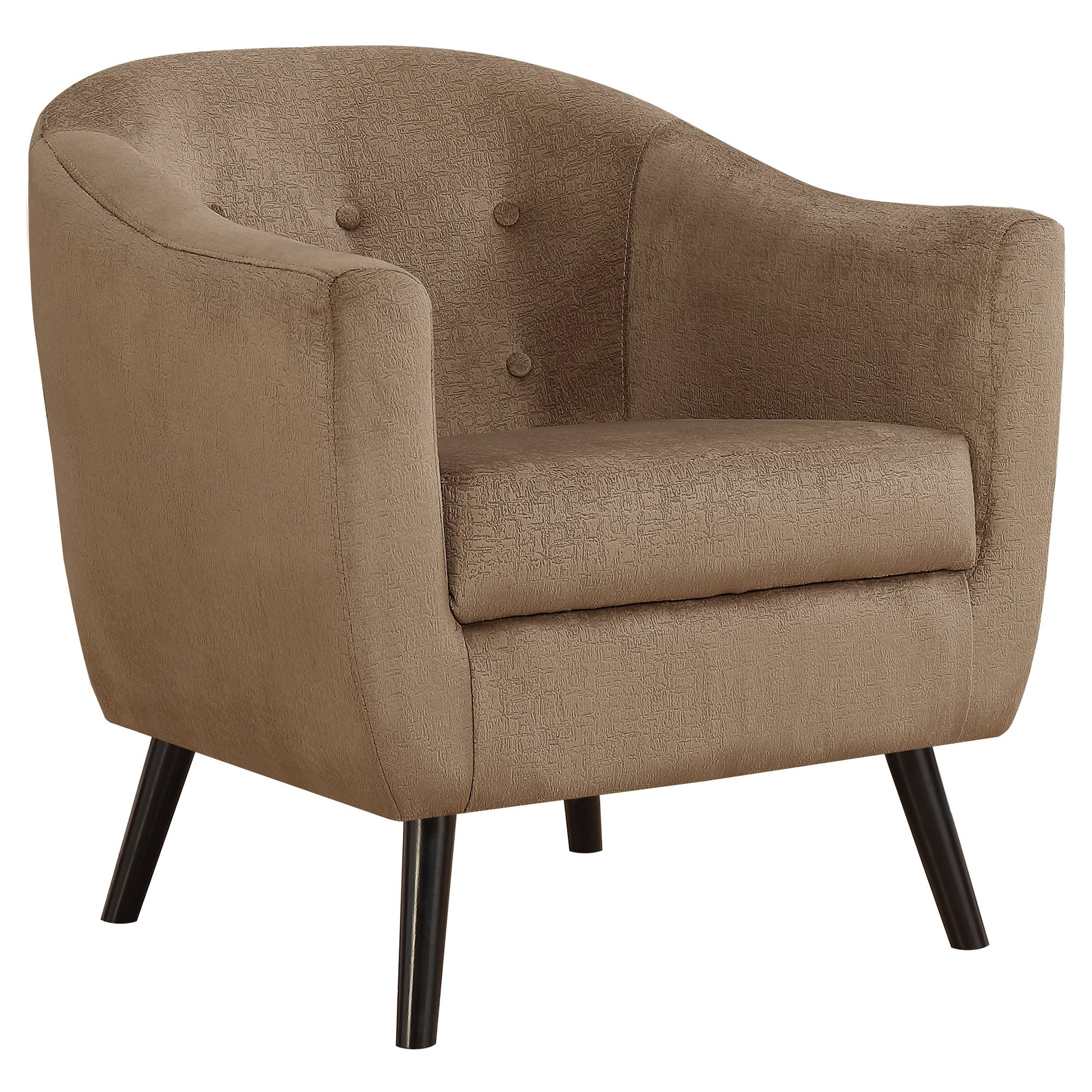 Accent Chair - Light Brown Mosaic Velvet