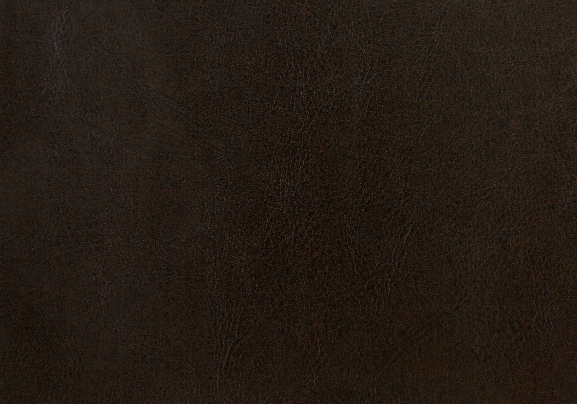 Accent Chair - Dark Brown Leather-Look Fabric