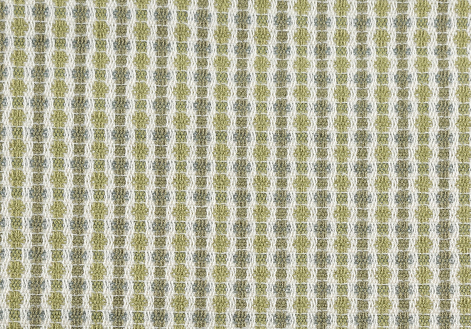 Accent Chair - Light / Dark Green Abstract Dot Fabric