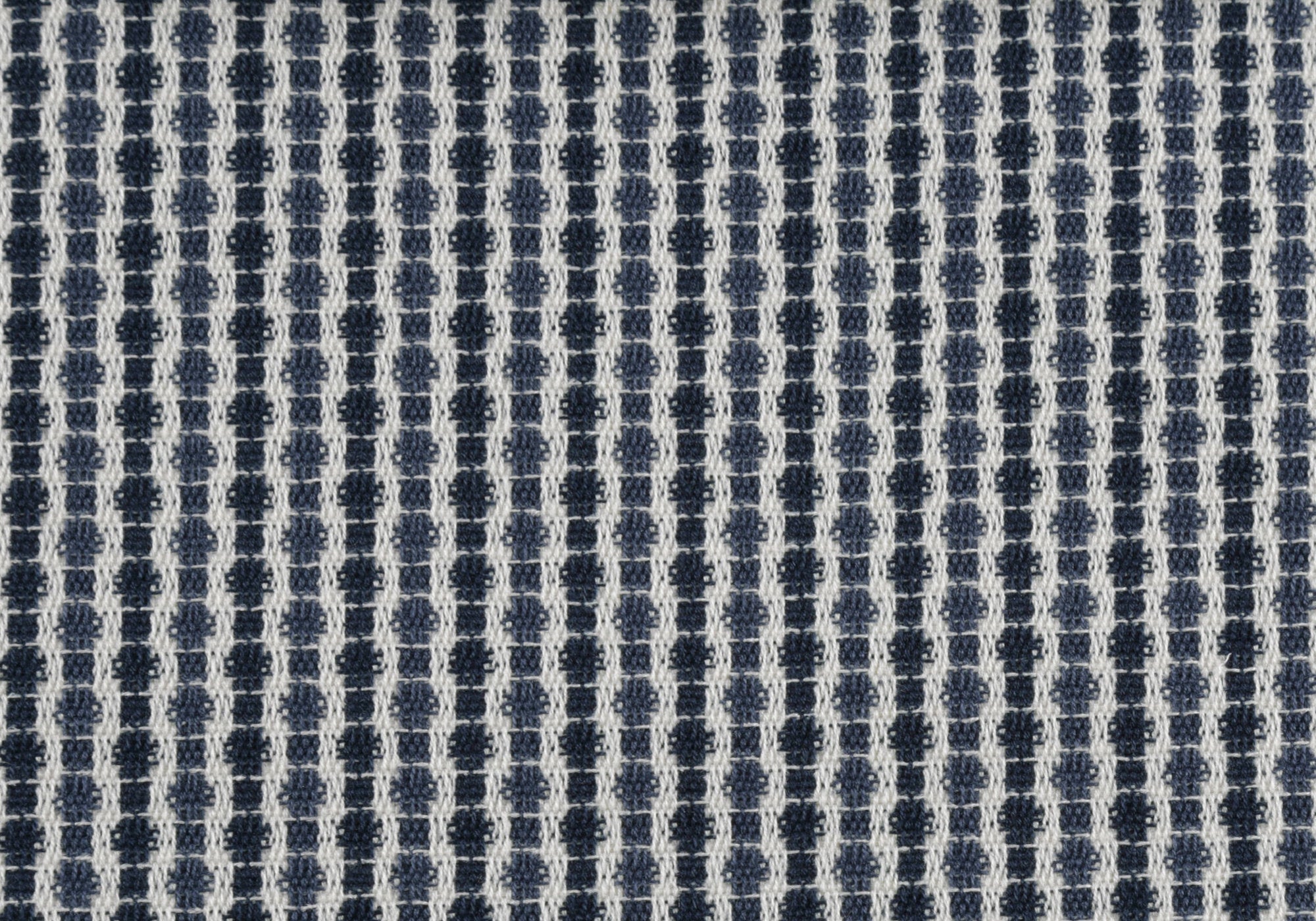 Accent Chair - Light / Dark Blue Abstract Dot Fabric