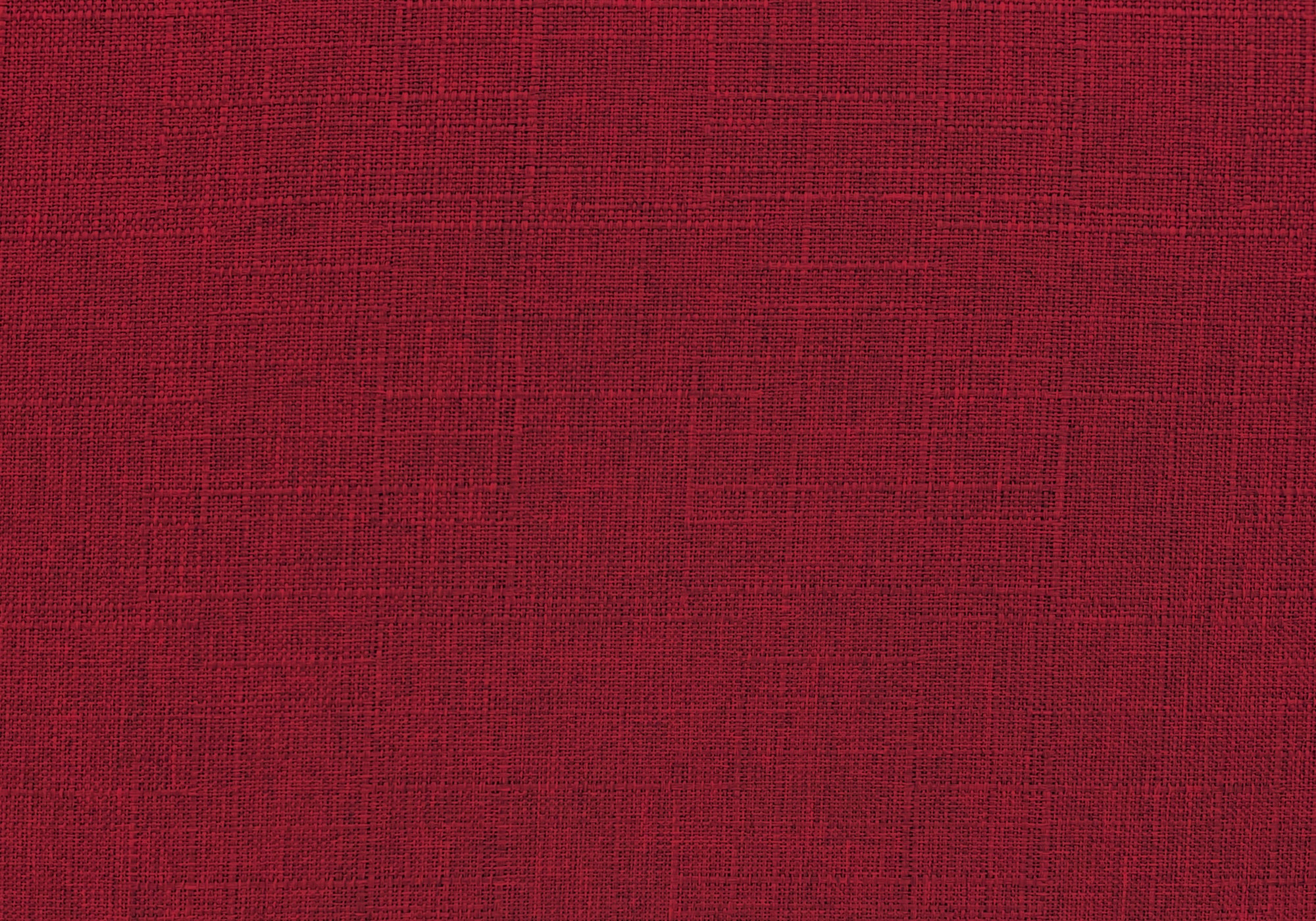 Accent Chair - Red Fabric / Natural Wood Legs