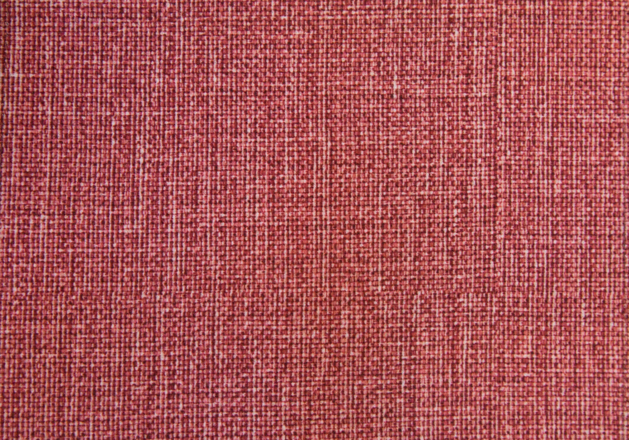 Ottoman - Light Red Linen-Look Fabric