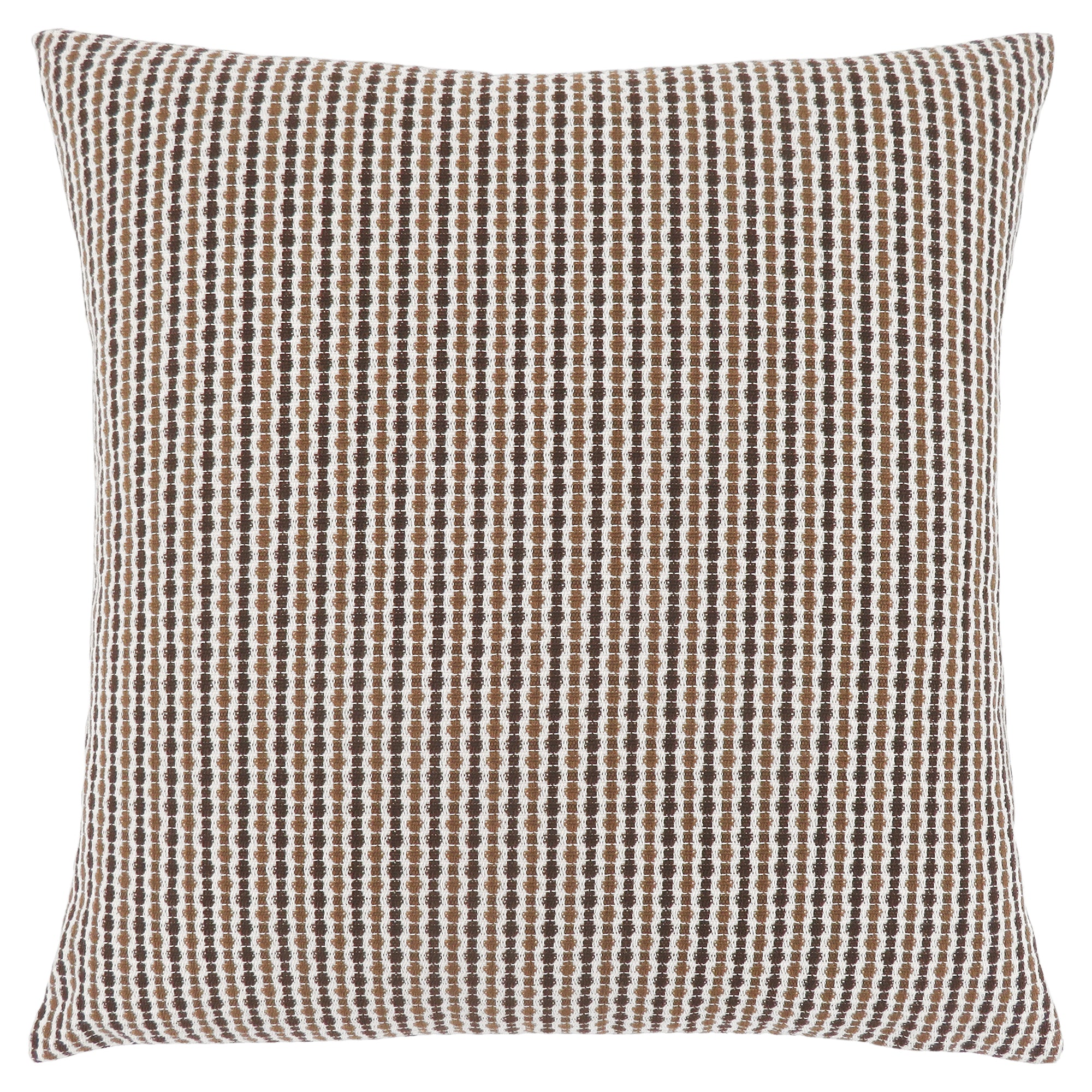 Pillow - 18X 18 / Light / Dark Brown Abstract Dot / 1Pc