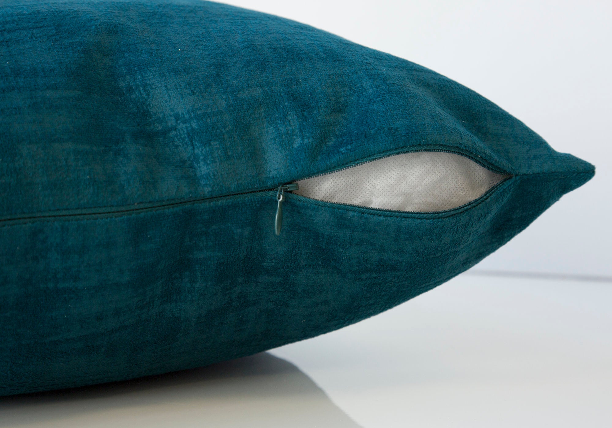Pillow - 18X 18 / Turquoise Brushed Velvet / 1Pc
