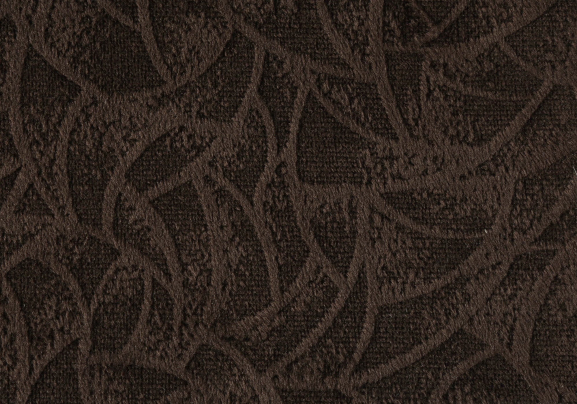 Pillow - 18X 18 / Dark Brown Floral Velvet / 2Pcs