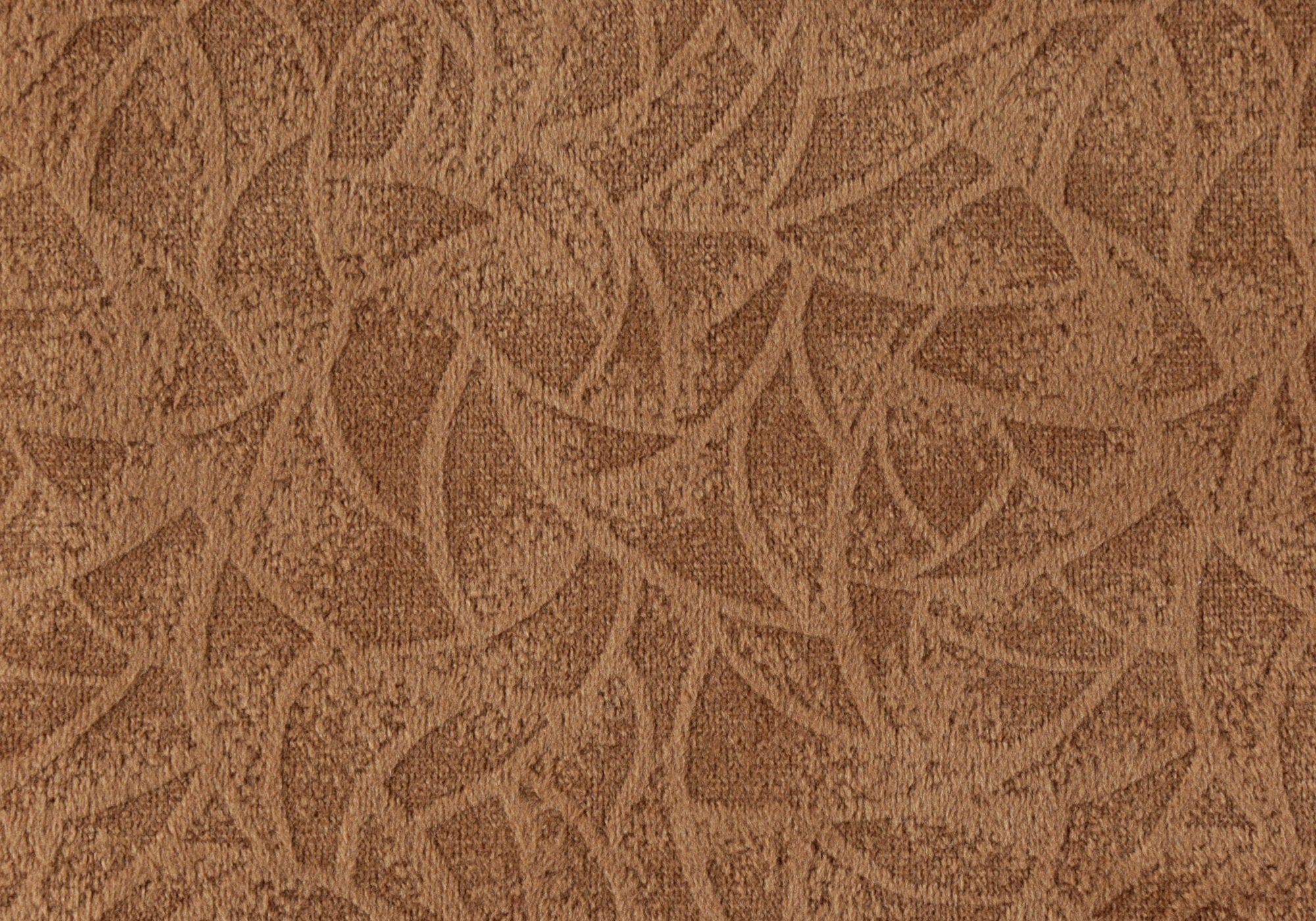 Pillow - 18X 18 / Light Brown Floral Velvet / 2Pcs