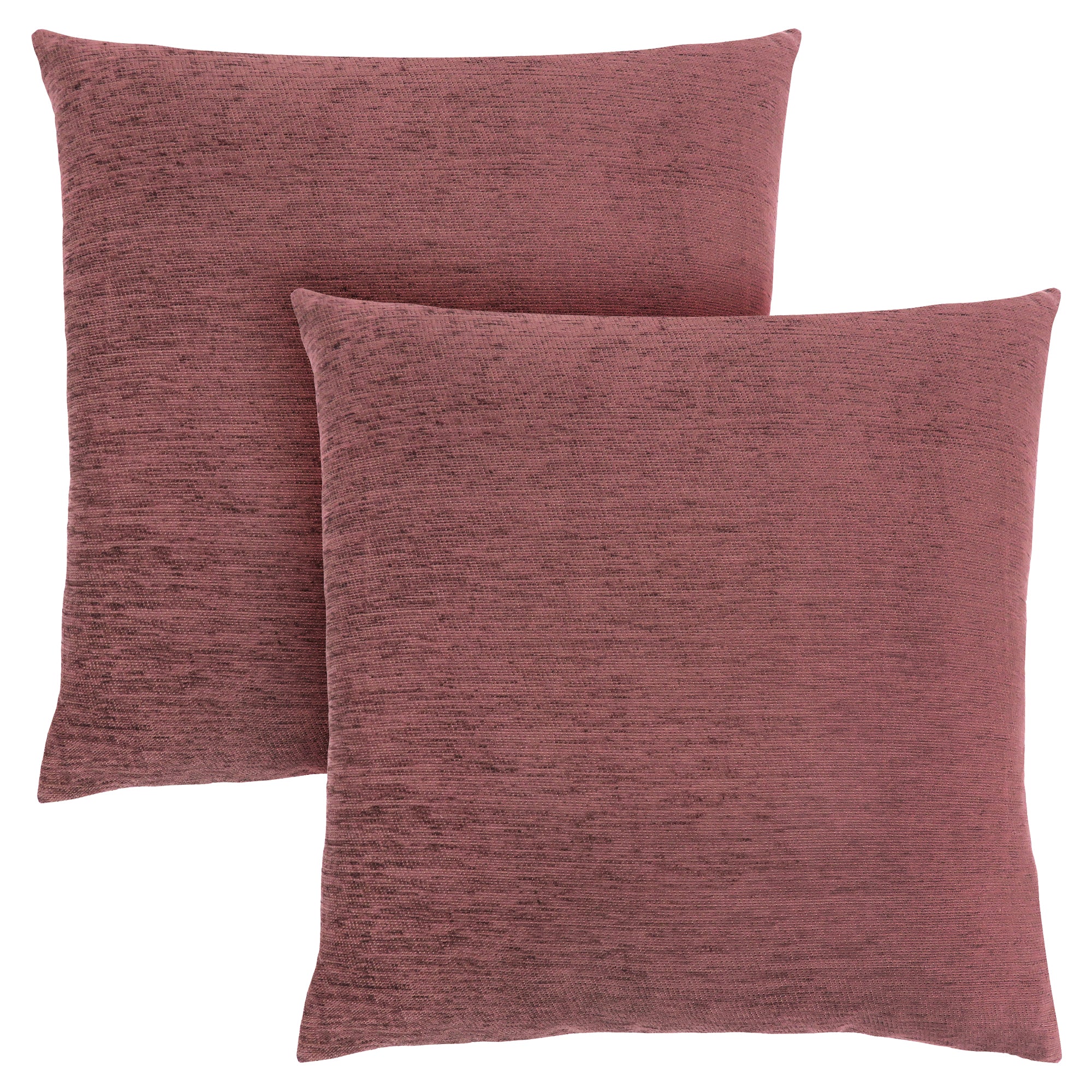 Pillow - 18X 18 / Solid Dusty Rose / 2Pcs