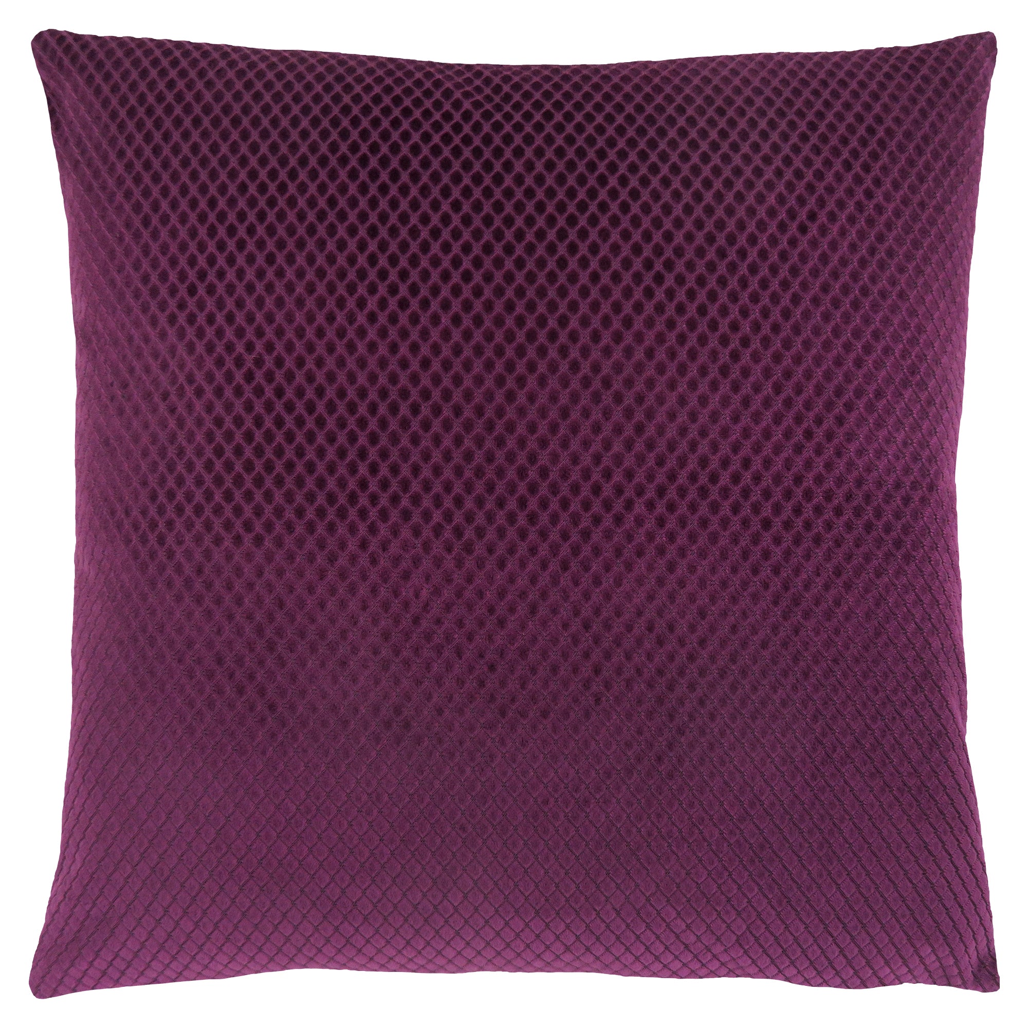 Pillow - 18X 18 / Purple Diamond Velvet / 1Pc